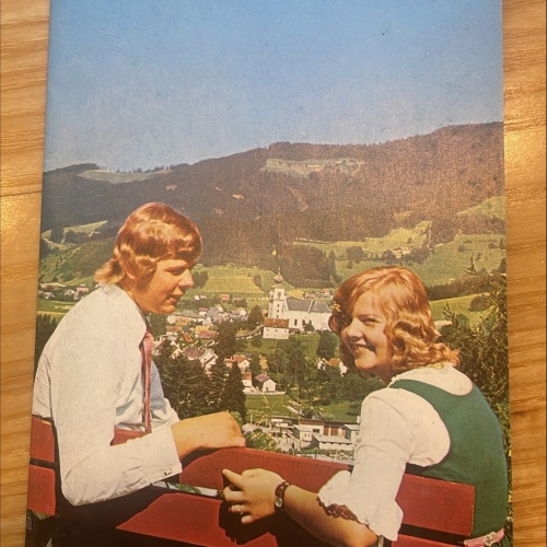 Altes Prospekt 60-70er Jahren Stanzertal