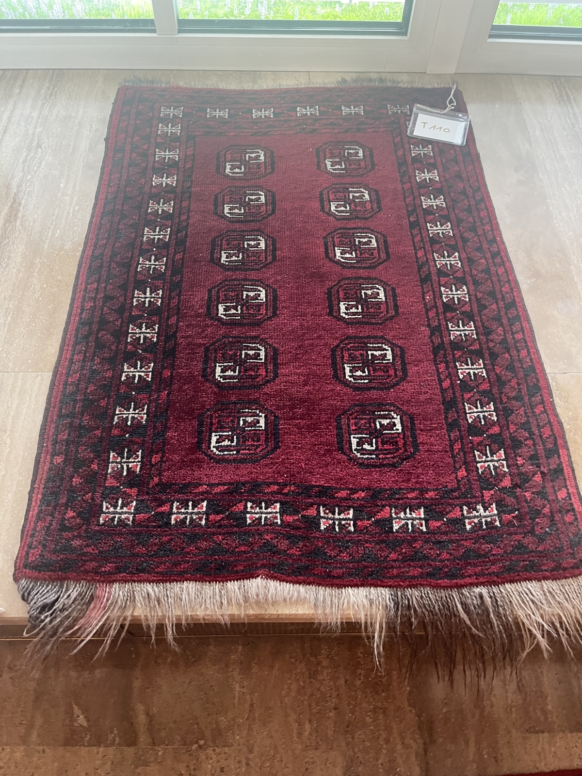 T110 - Afghan - 82x68 cm – Eur 180,-- / (N0)