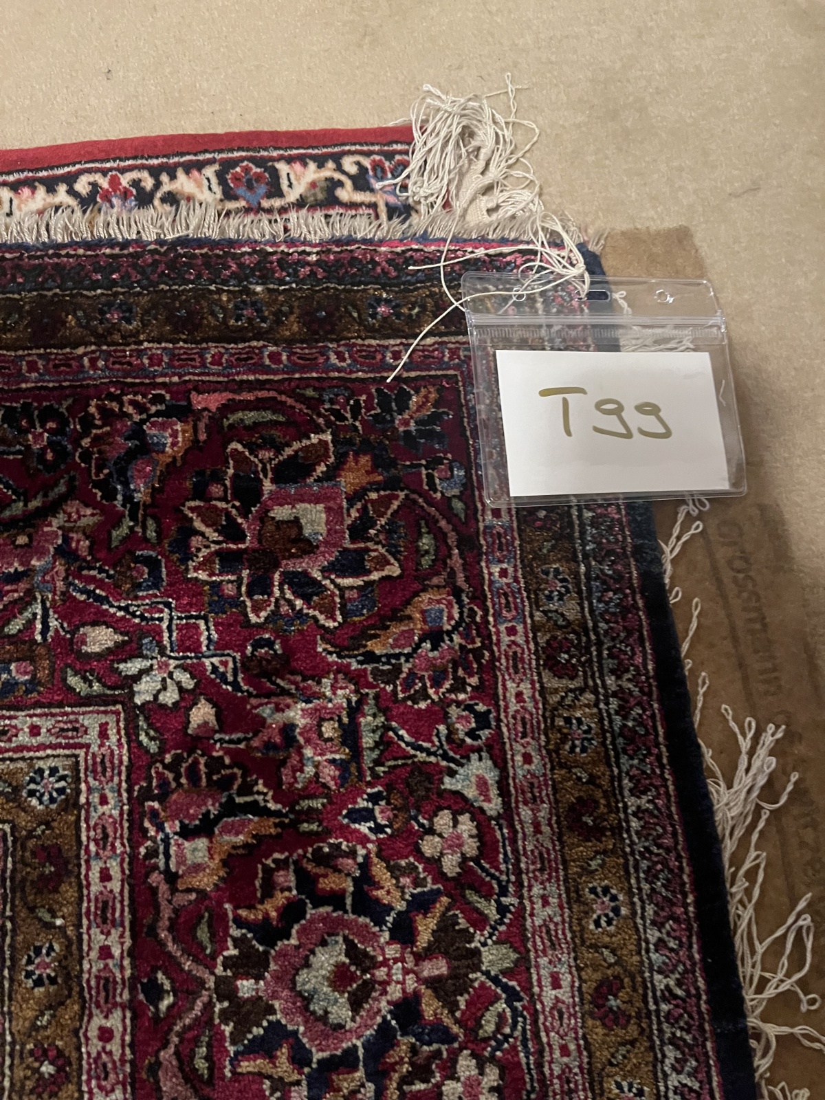 T99 – Keschan - Seidenteppich 201x130 cm –  / (N1000)