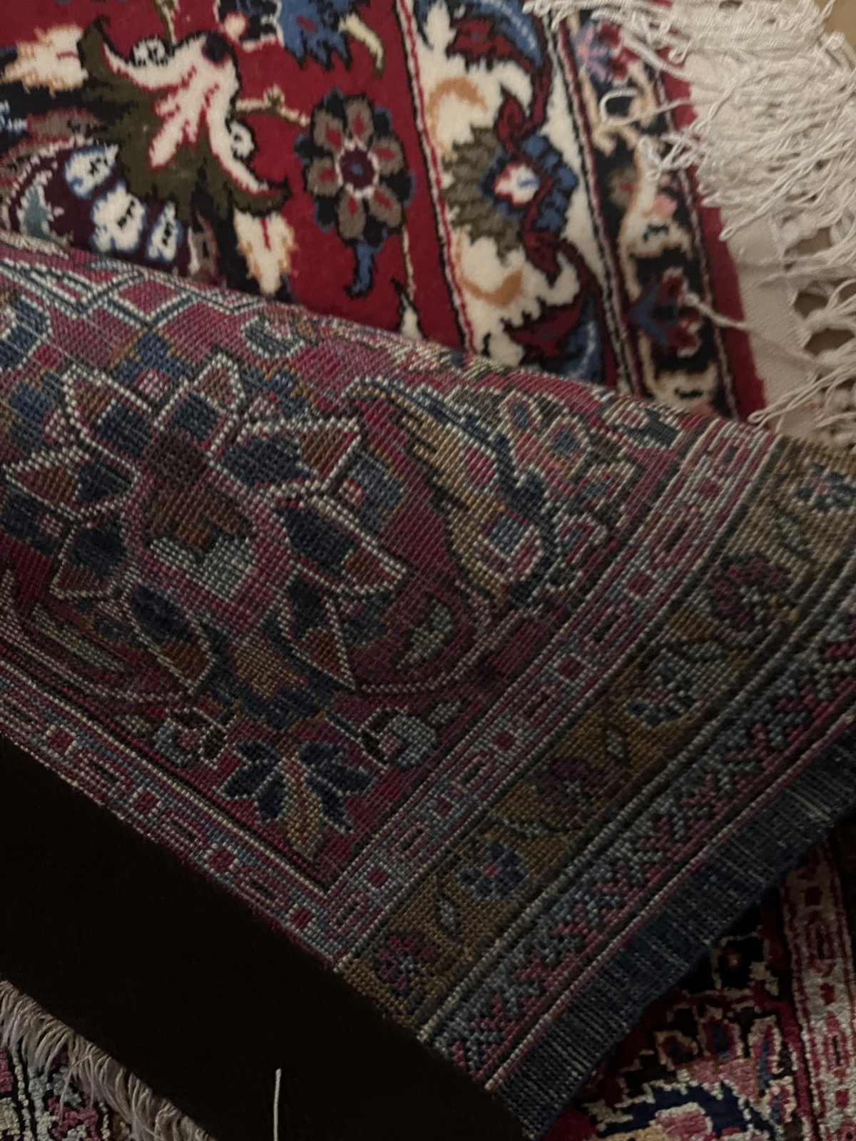 T99 – Keschan - Seidenteppich 201x130 cm –  / (N1000)