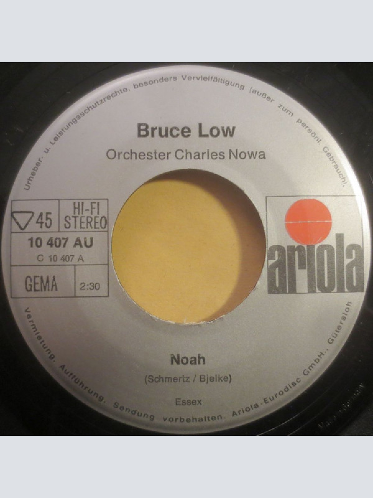 Vinyl / Bruce Low - Noah