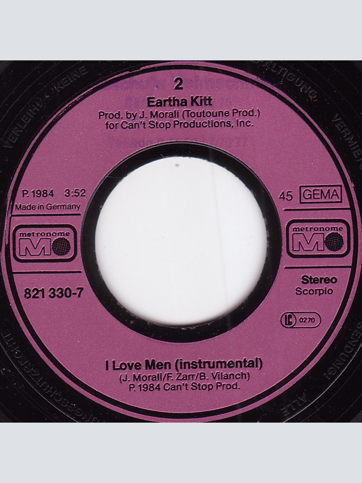 Vinyl / Eartha Kitt - I Love Men