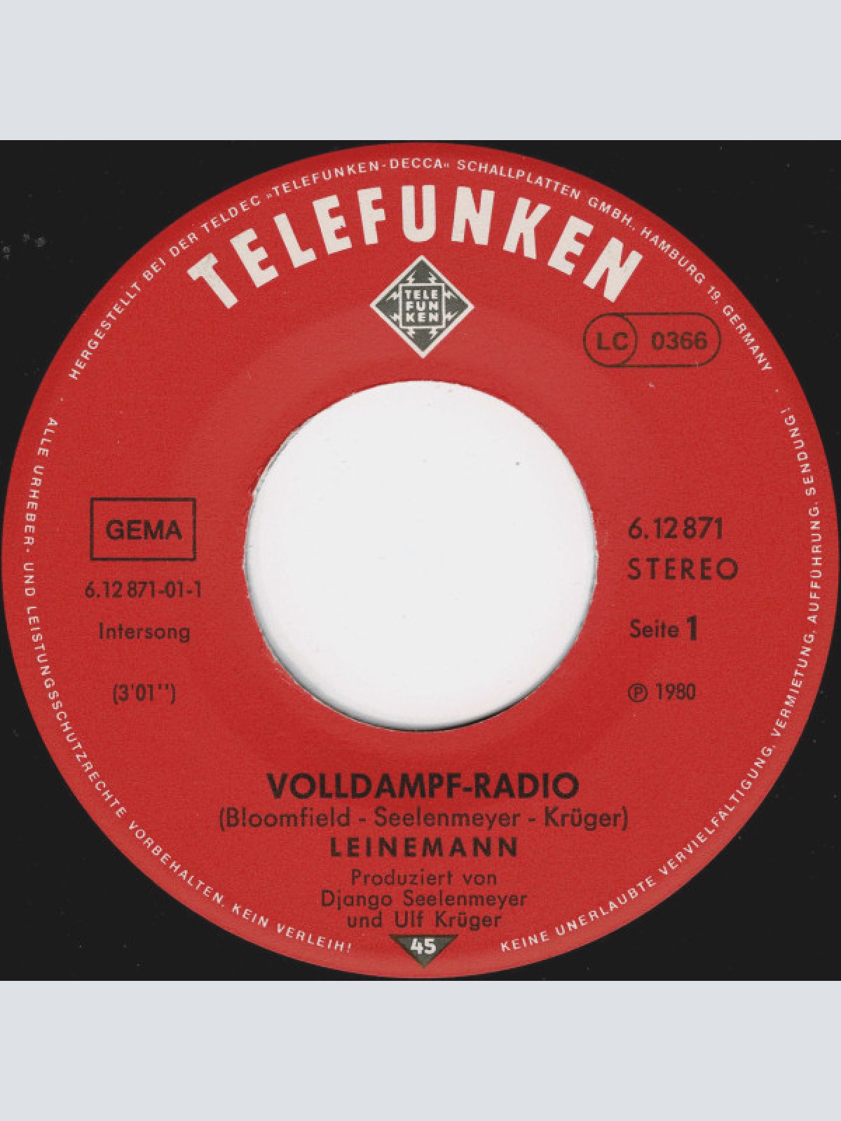 Vinyl / Leinemann - Volldampf-Radio
