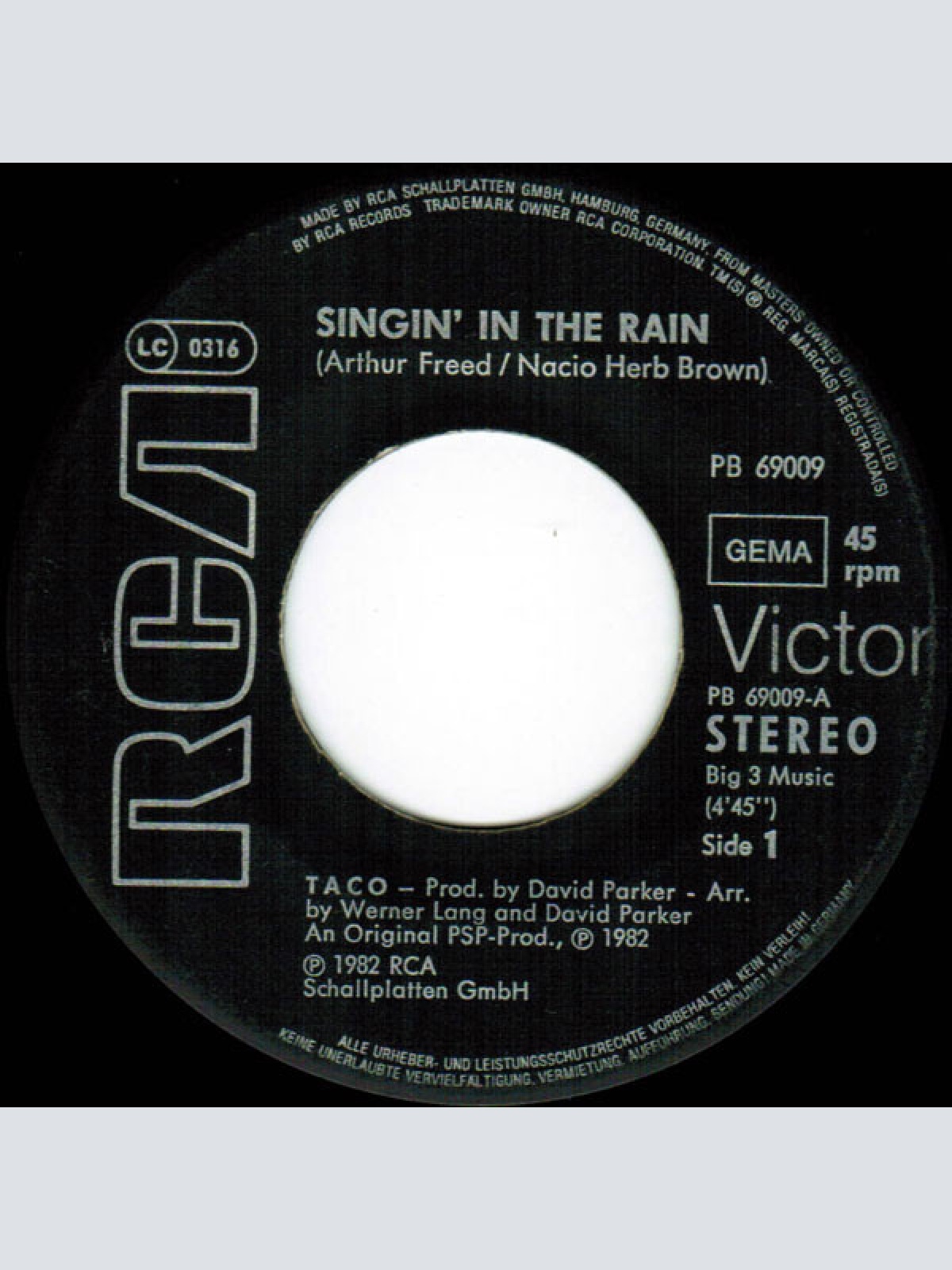 Vinyl / Taco - Singin' In The Rain
