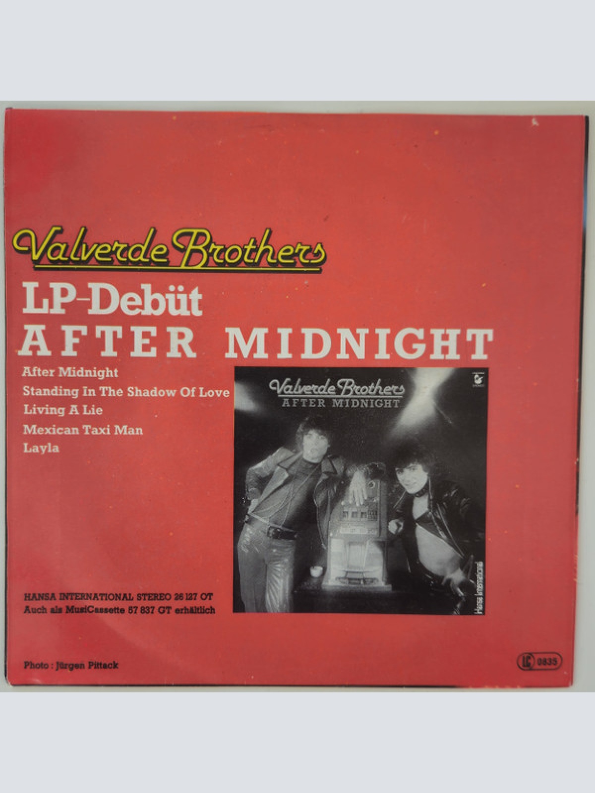 Vinyl / Valverde Brothers - Living A Lie