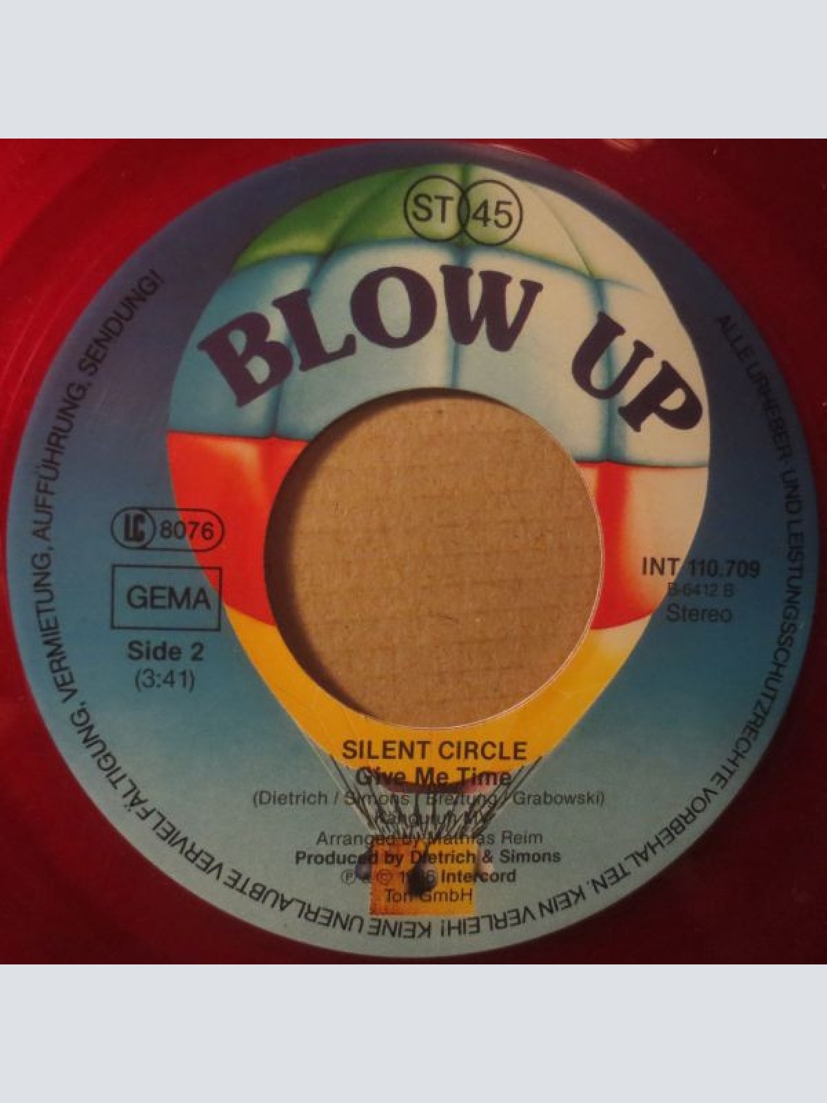 Vinyl / Silent Circle - Time For Love