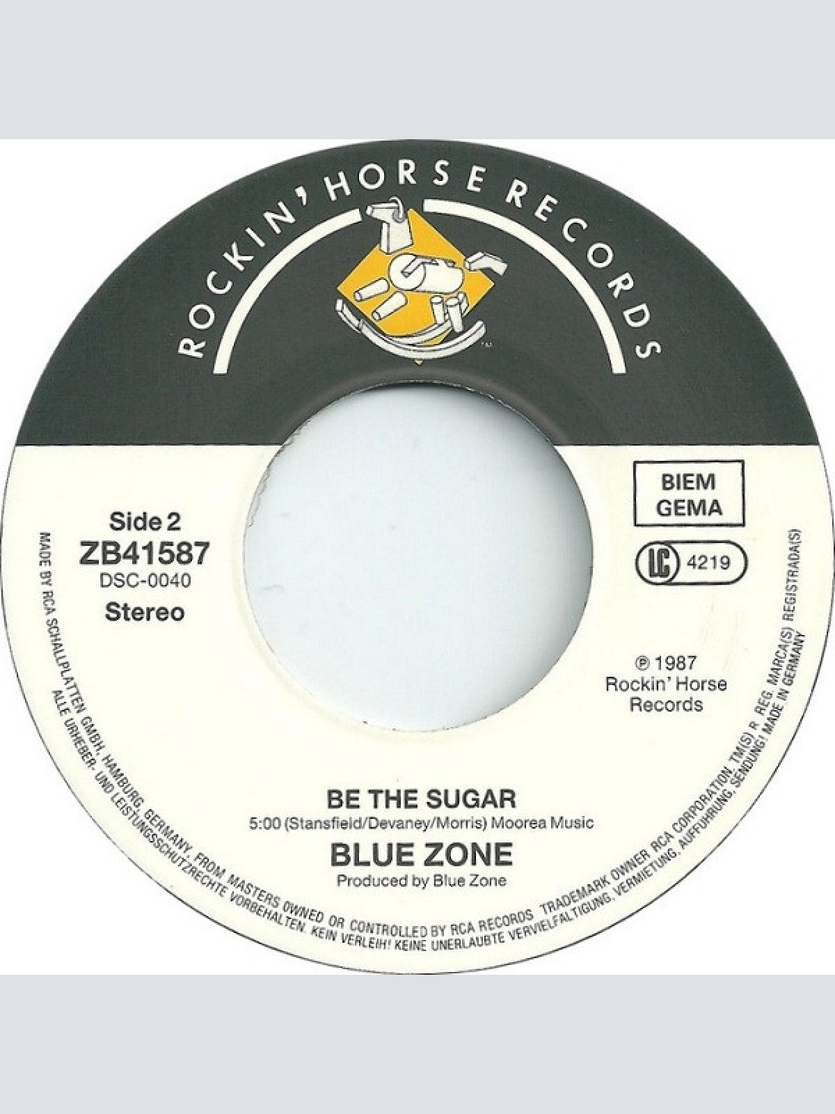 Vinyl / Blue Zone (4) - On Fire