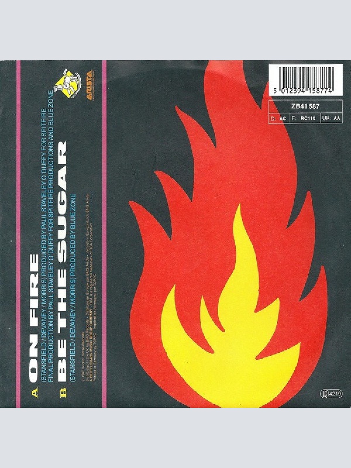 Vinyl / Blue Zone (4) - On Fire