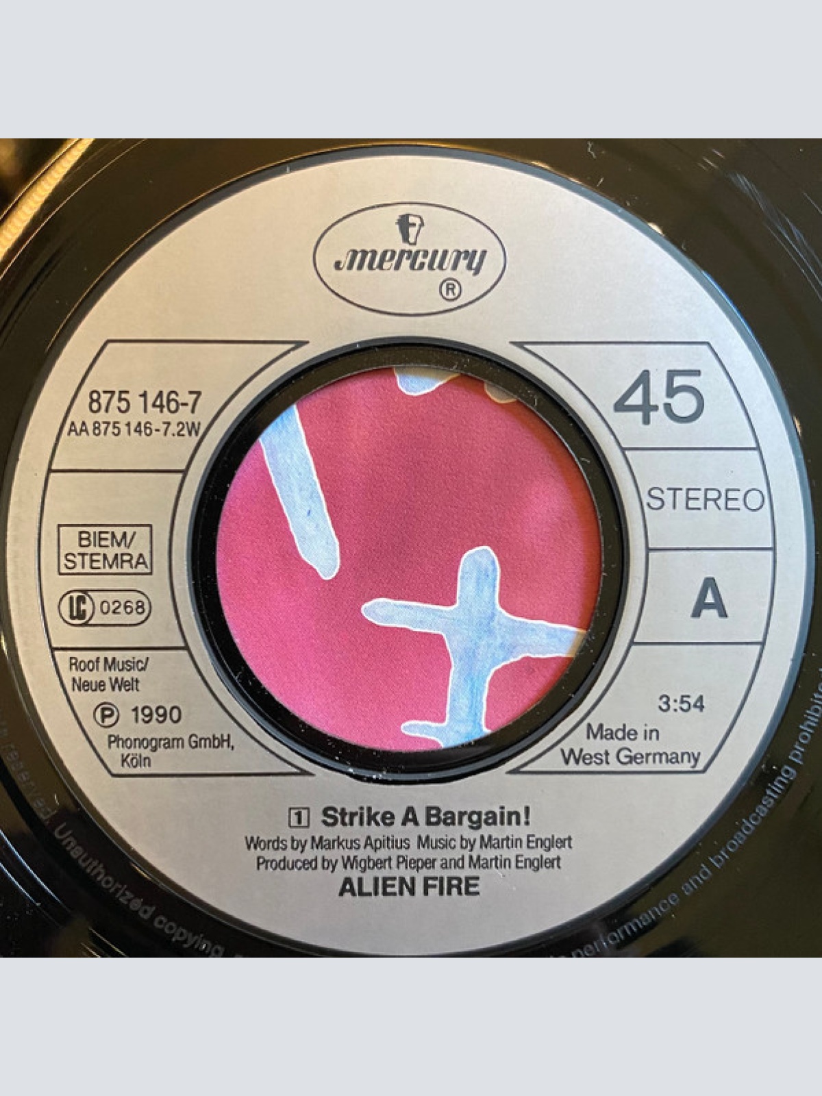 Vinyl / Alien Fire - Rules Of War / Strike A Bargain!