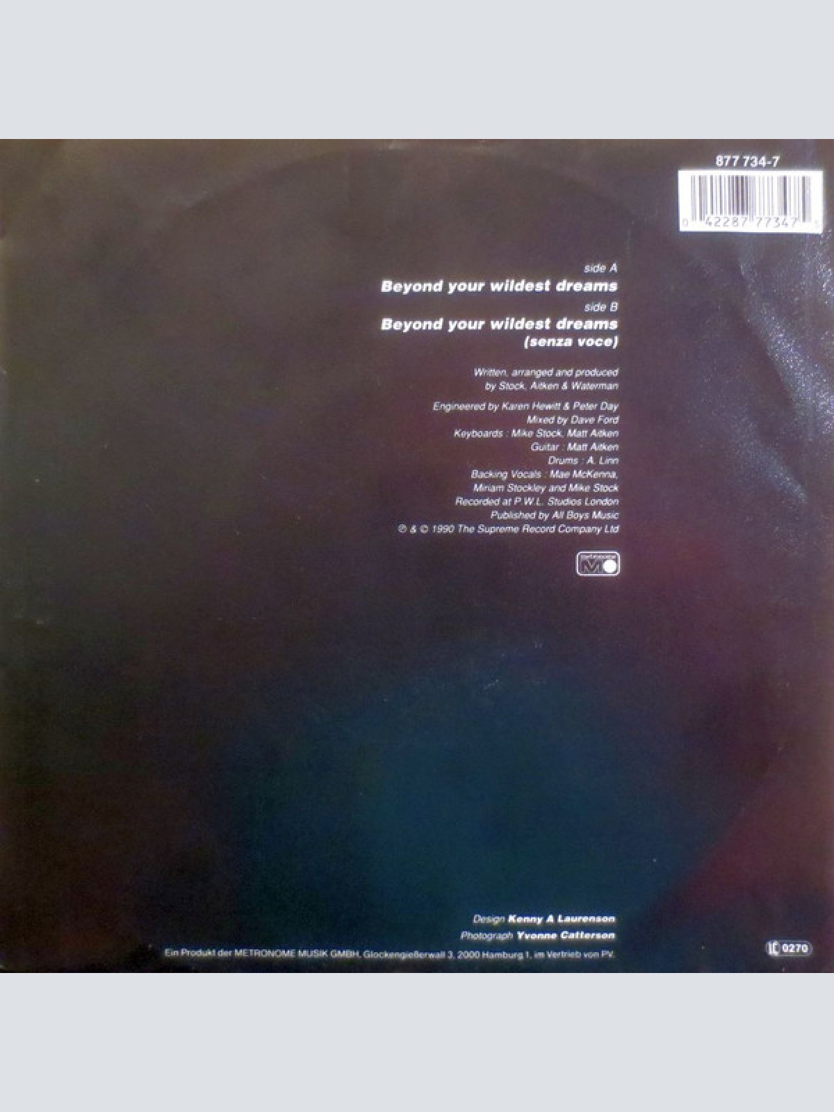 Vinyl / Lonnie Gordon - Beyond Your Wildest Dreams