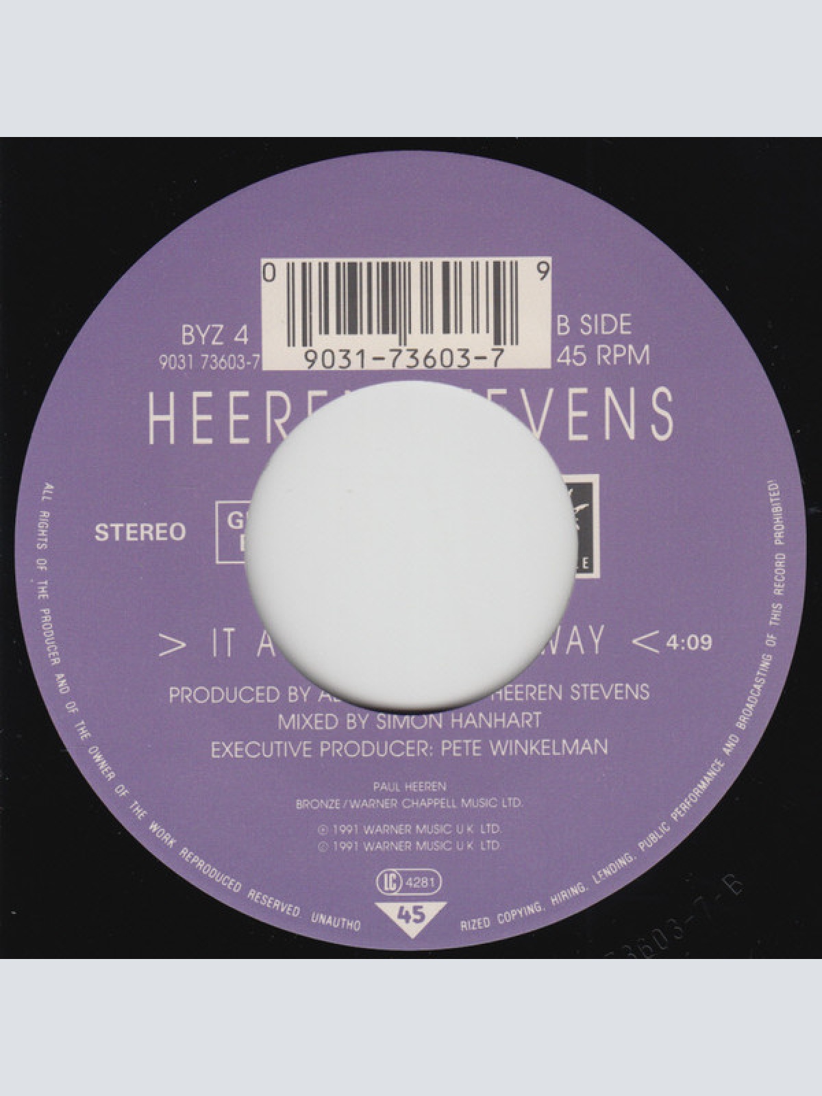 Vinyl / Heeren Stevens - Trust