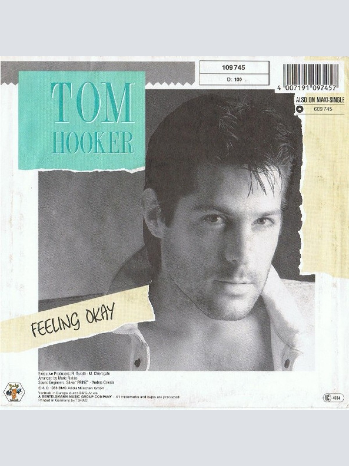 Vinyl / Tom Hooker - Feeling Okay