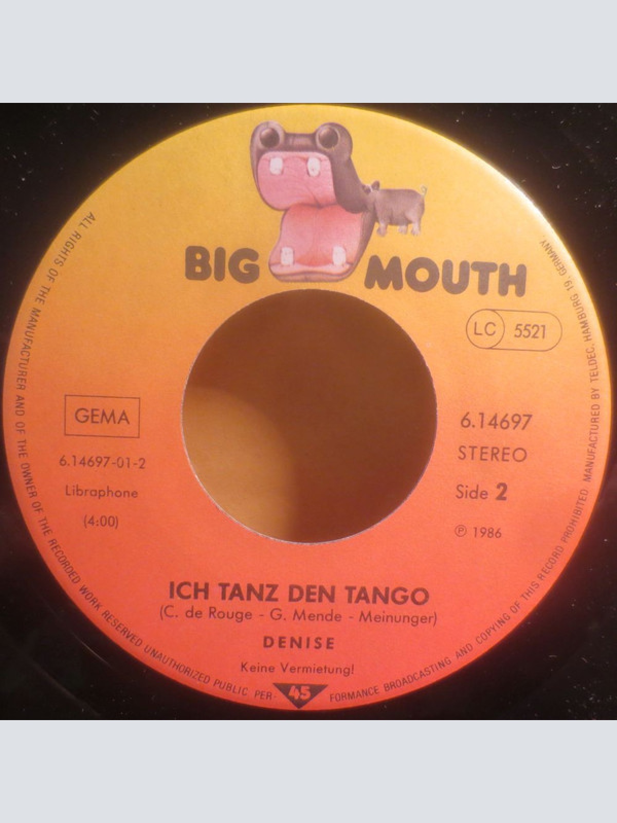 Vinyl / Denise (13) - Tango