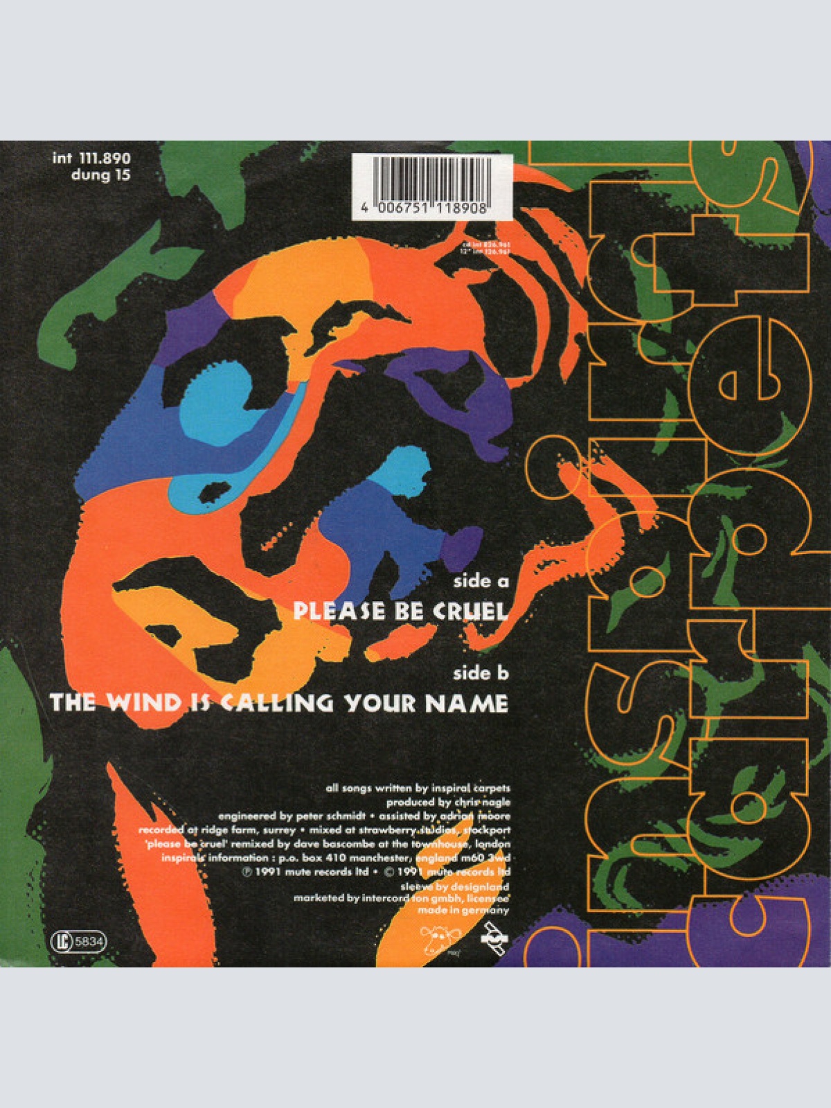 Vinyl / Inspiral Carpets - Please Be Cruel