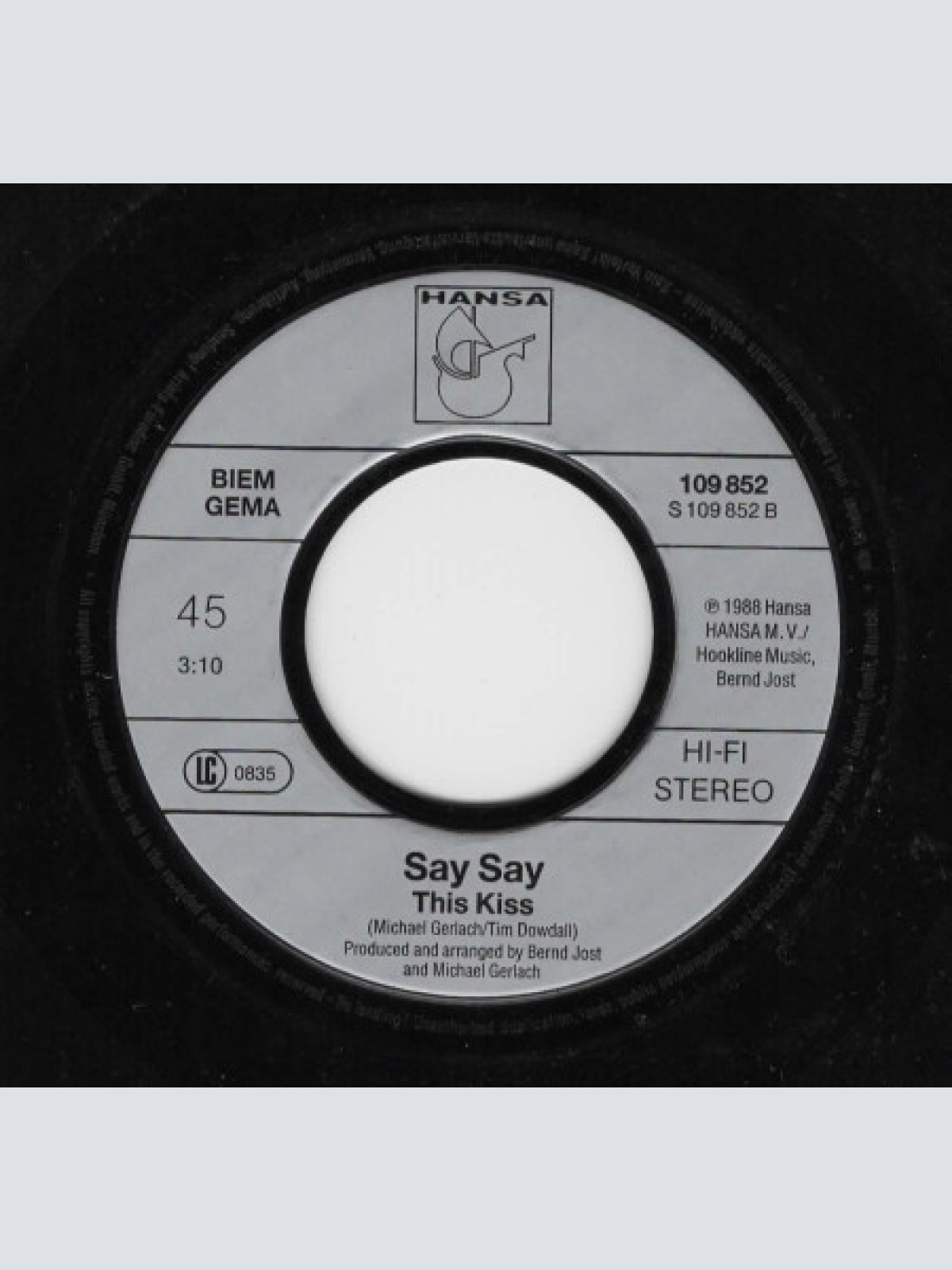 Vinyl / Say Say - Radio Romance