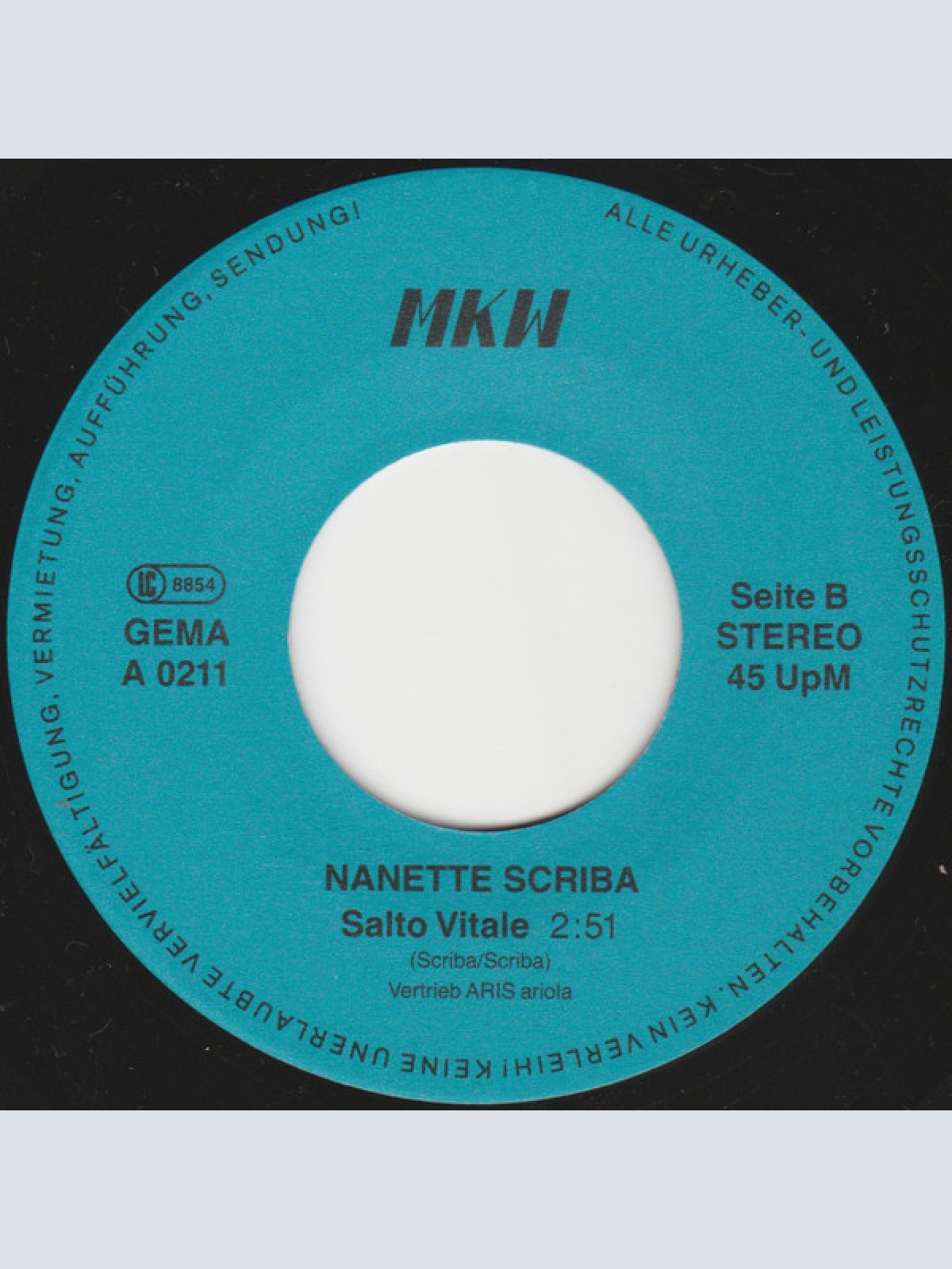 Vinyl / Nanette Scriba - Die Schickis / Salto Vitale