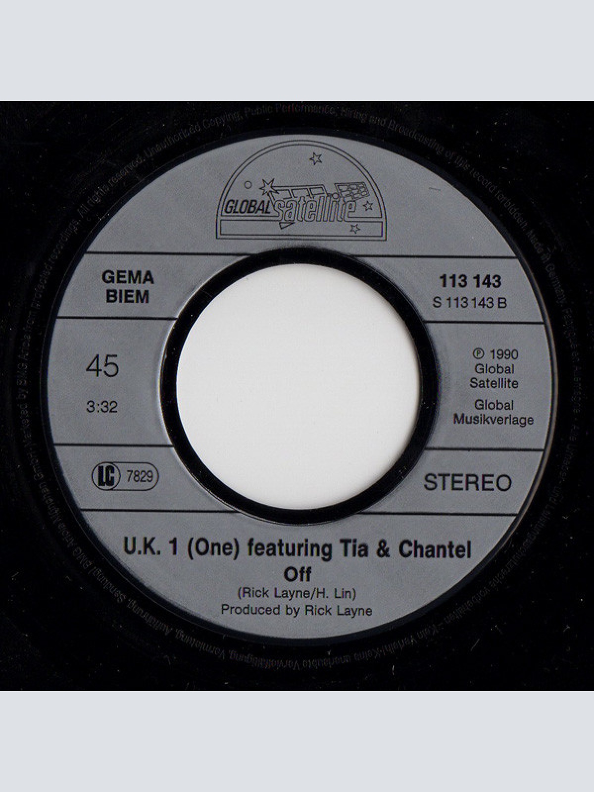 Vinyl / UK One - Yeah! Turn On The Light