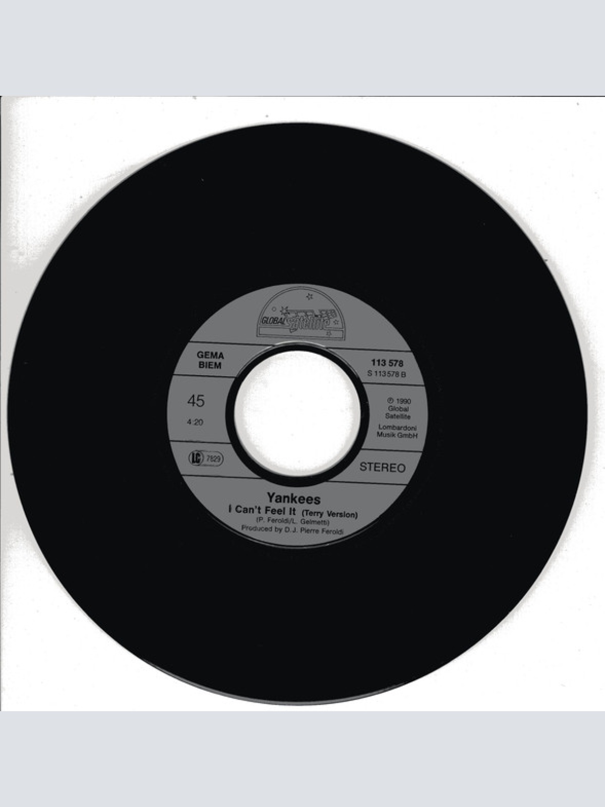 Vinyl / Yankees - I Can't Feel It