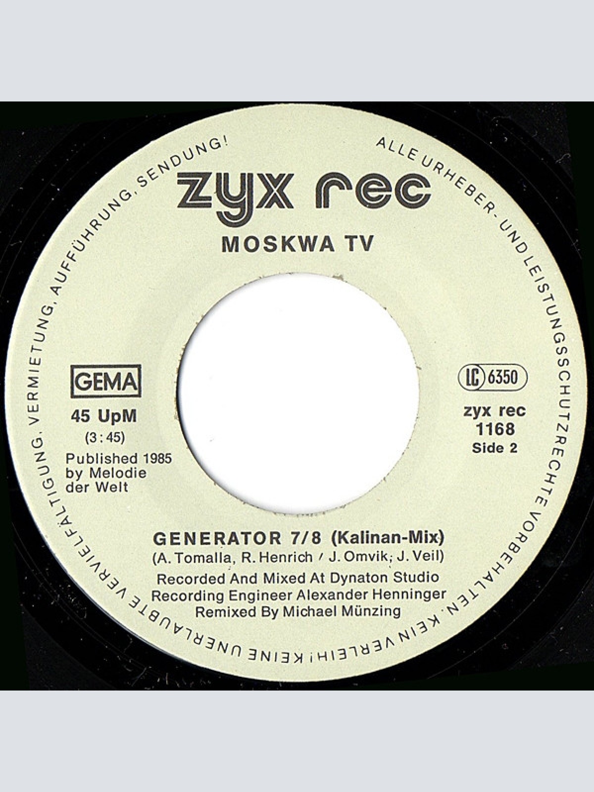 Vinyl / Moskwa TV - Generator 7/8