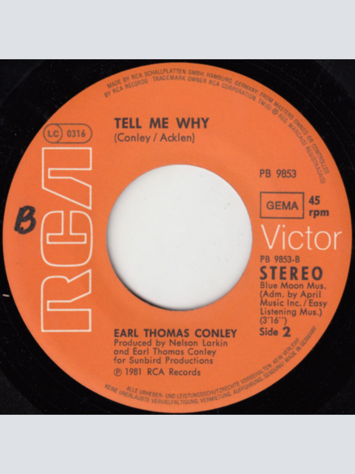 Vinyl / Earl Thomas Conley - Smokey Mountain Memories