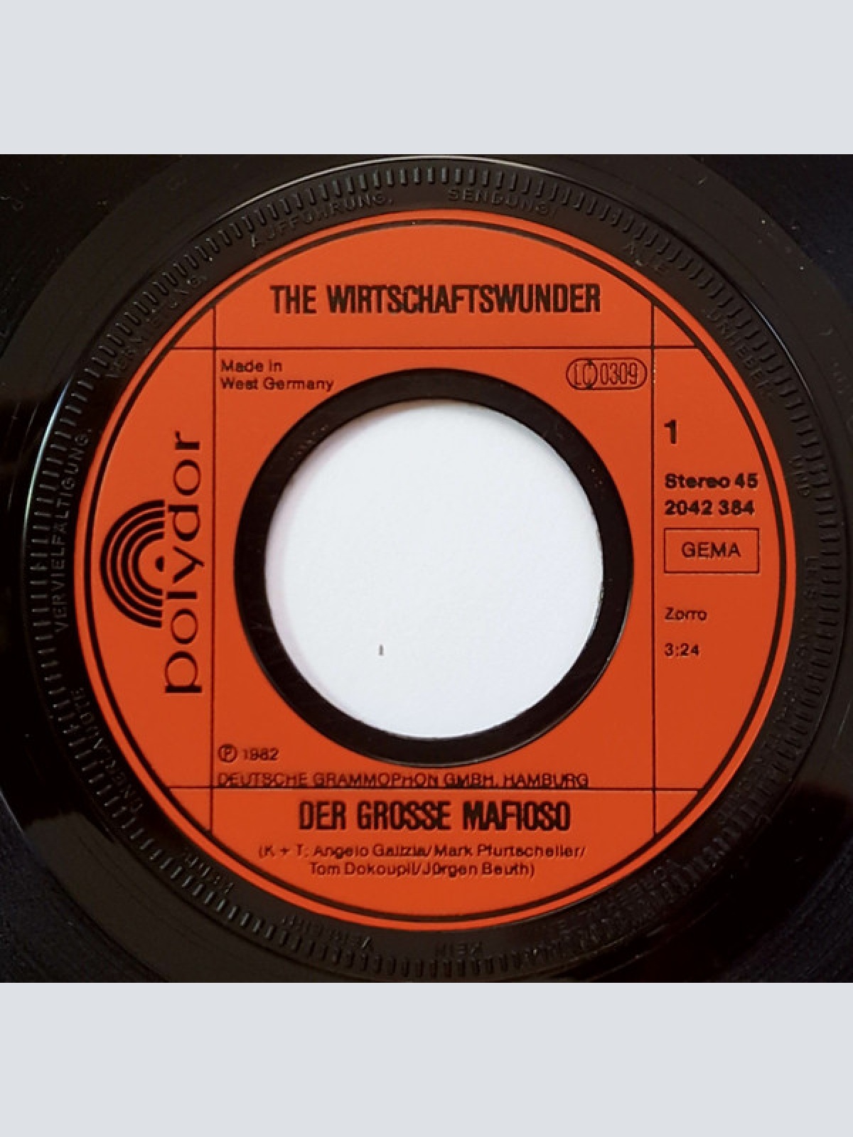 Vinyl / The Wirtschaftswunder - Der Grosse Mafioso / Das Weisse Pferd