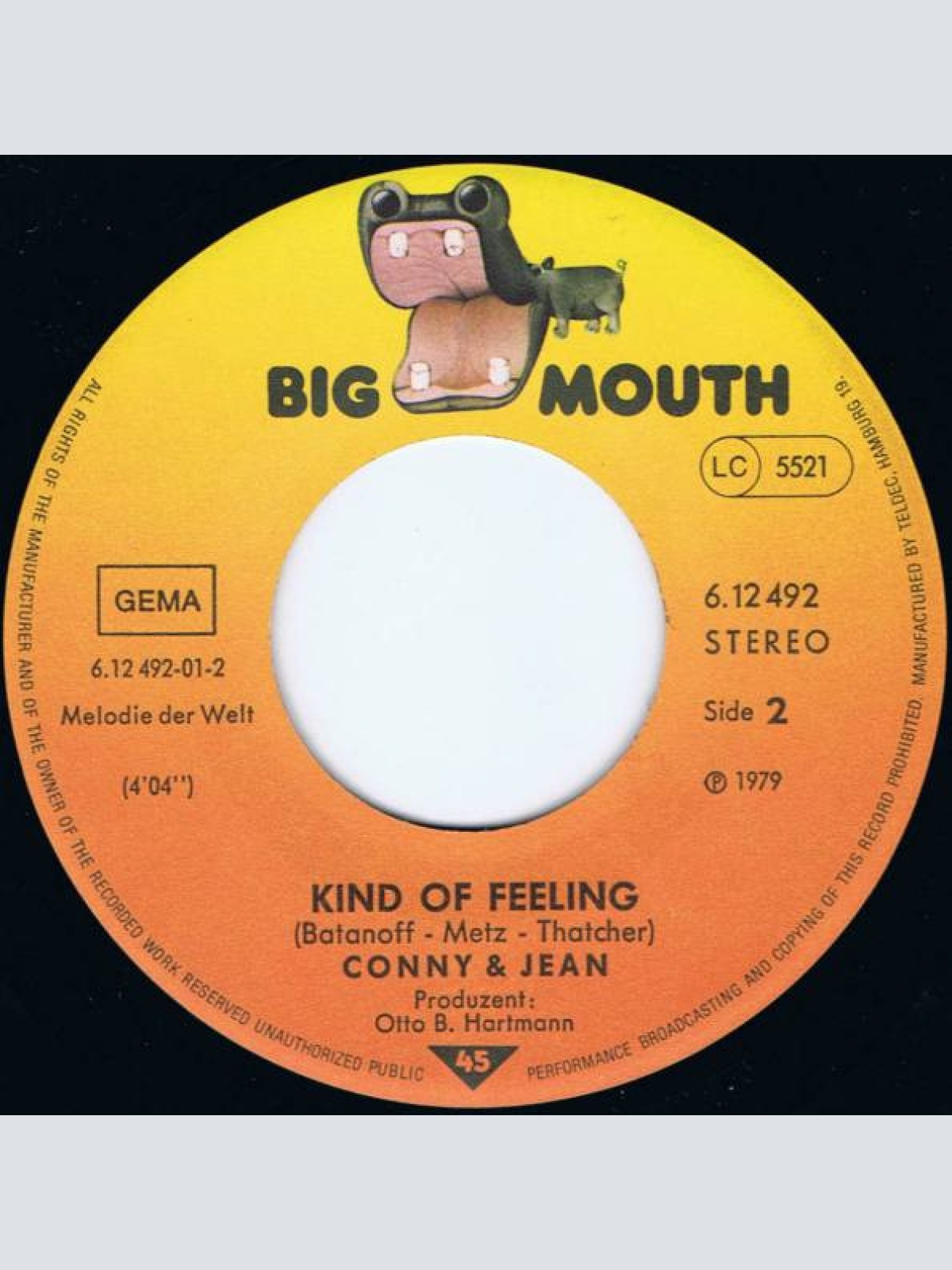 Vinyl / Conny & Jean - Love, Love, Love