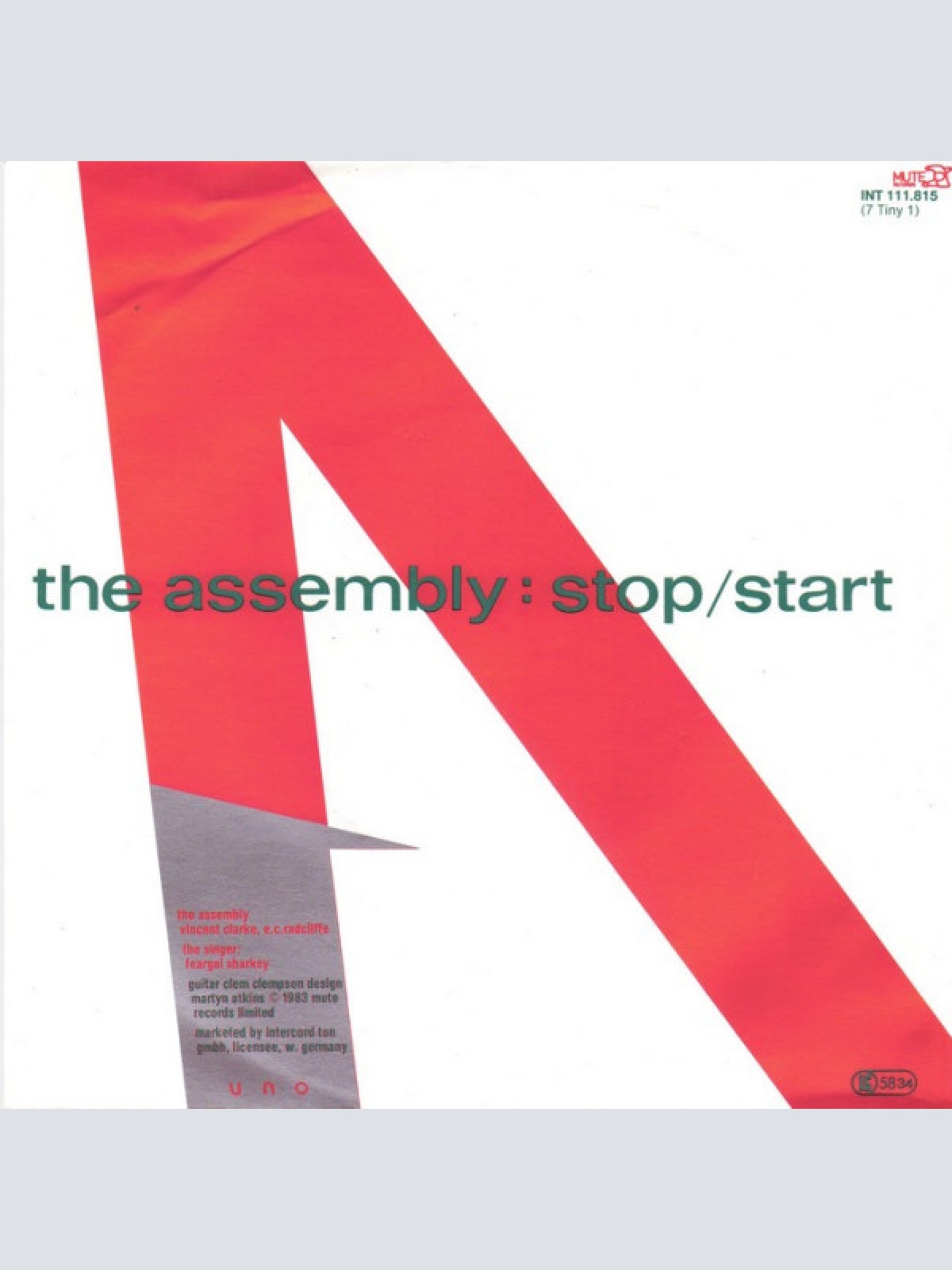 Vinyl / The Assembly - Never Never