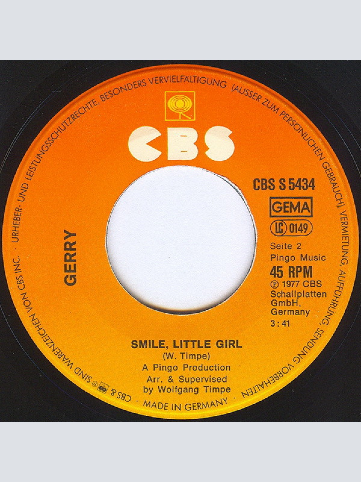 Vinyl / Gerry (7) - My Sweet Mary-Ann