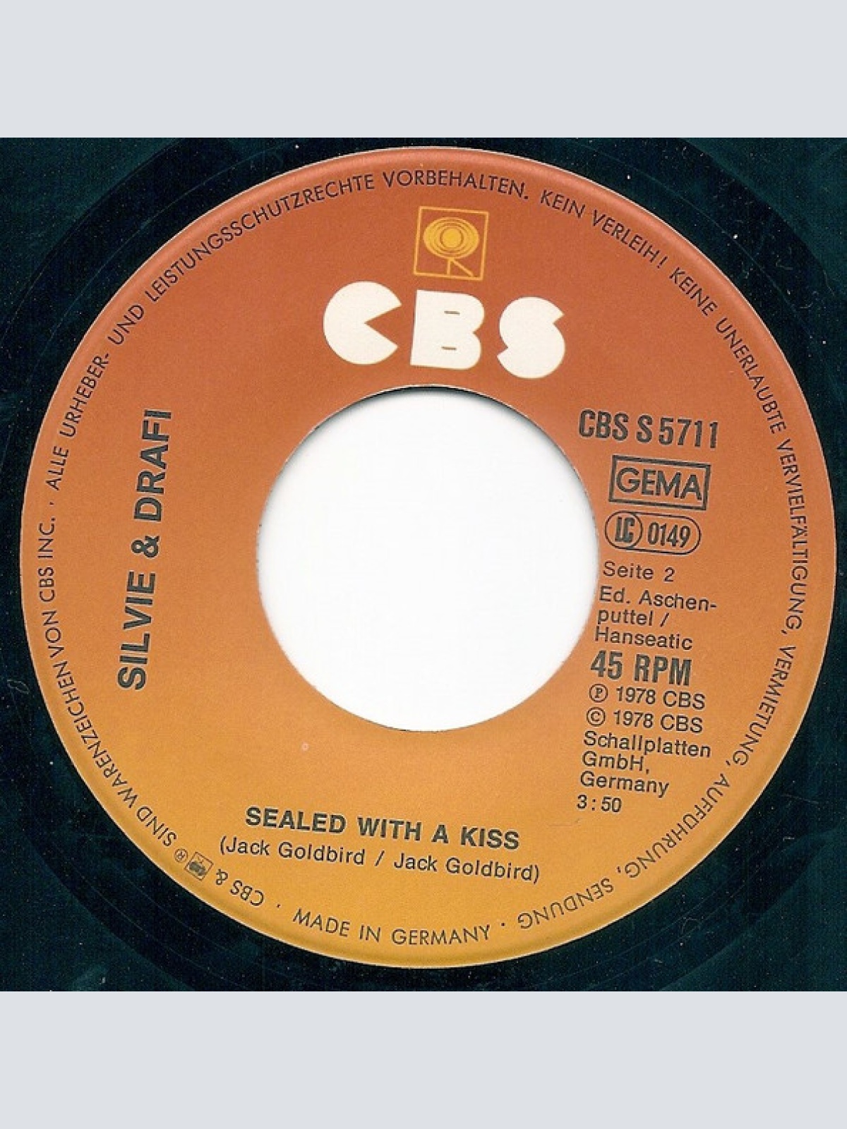 Vinyl / Silvie (5) & Drafi* - I Got You Babe