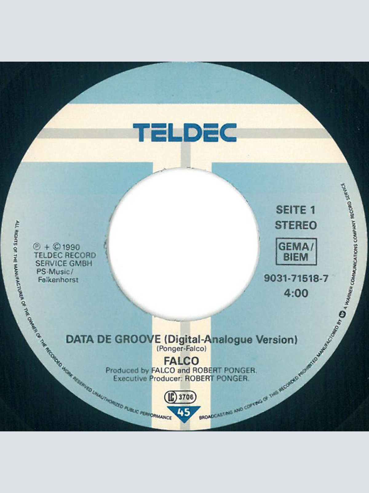 Vinyl / Falco - Data De Groove
