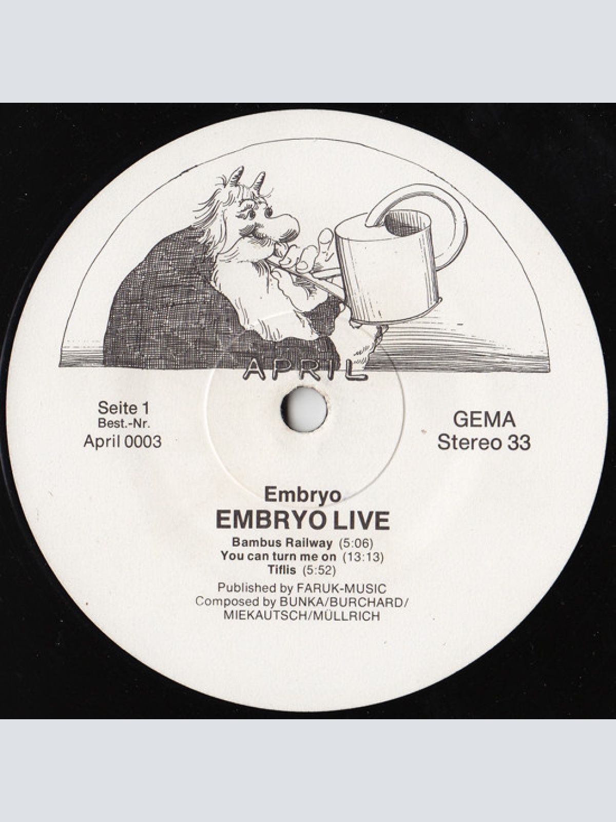 Vinyl / Embryo (3) - Live