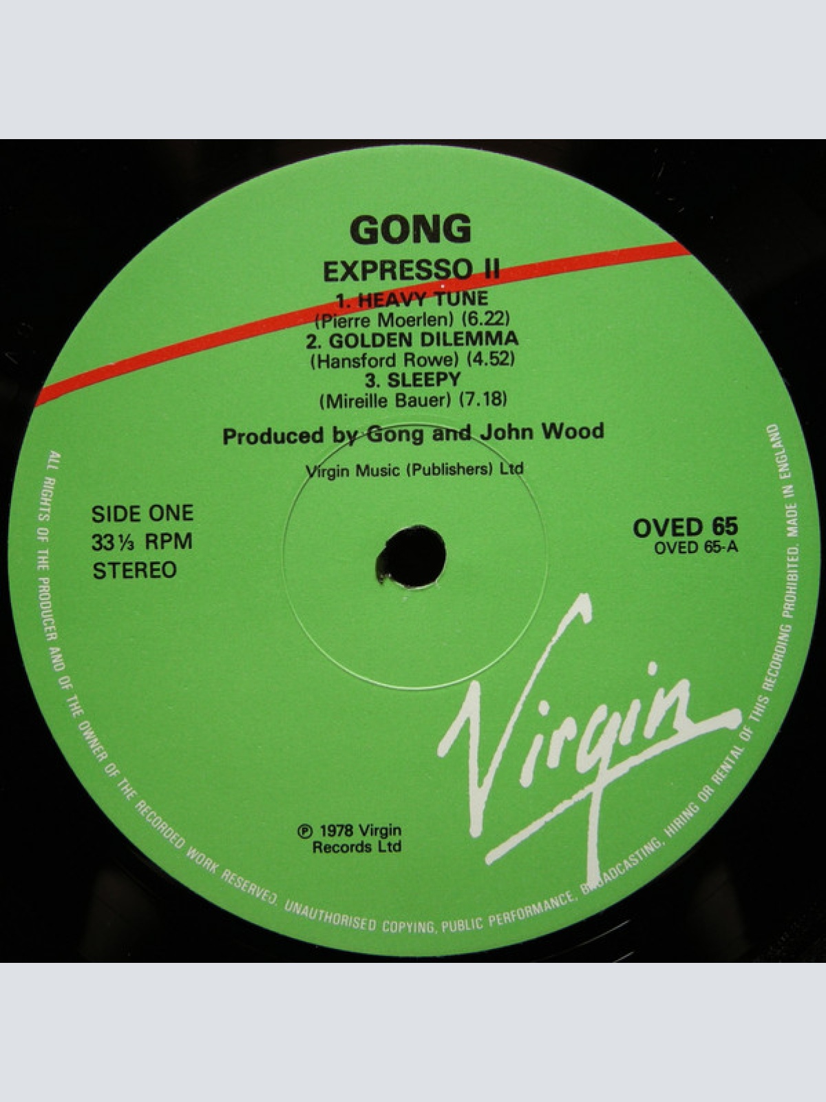 Vinyl / Gong - Expresso II