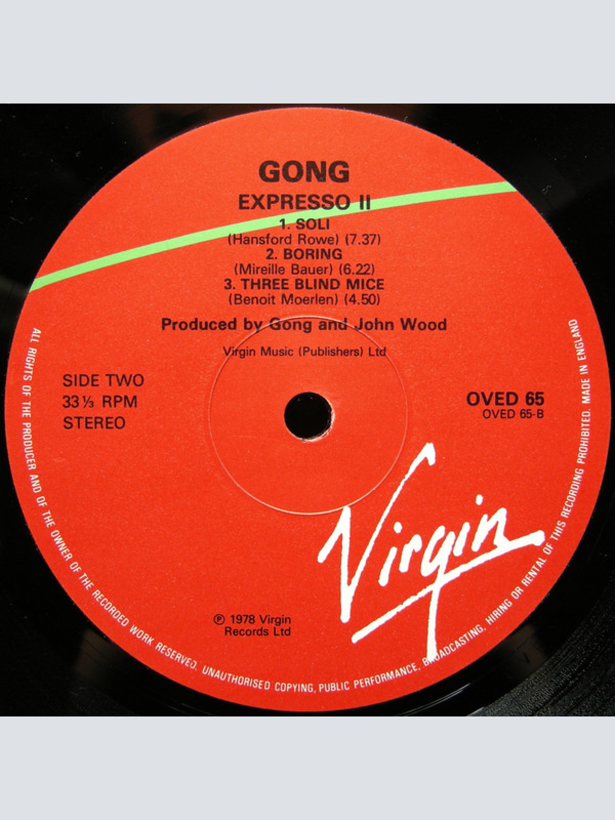 Vinyl / Gong - Expresso II