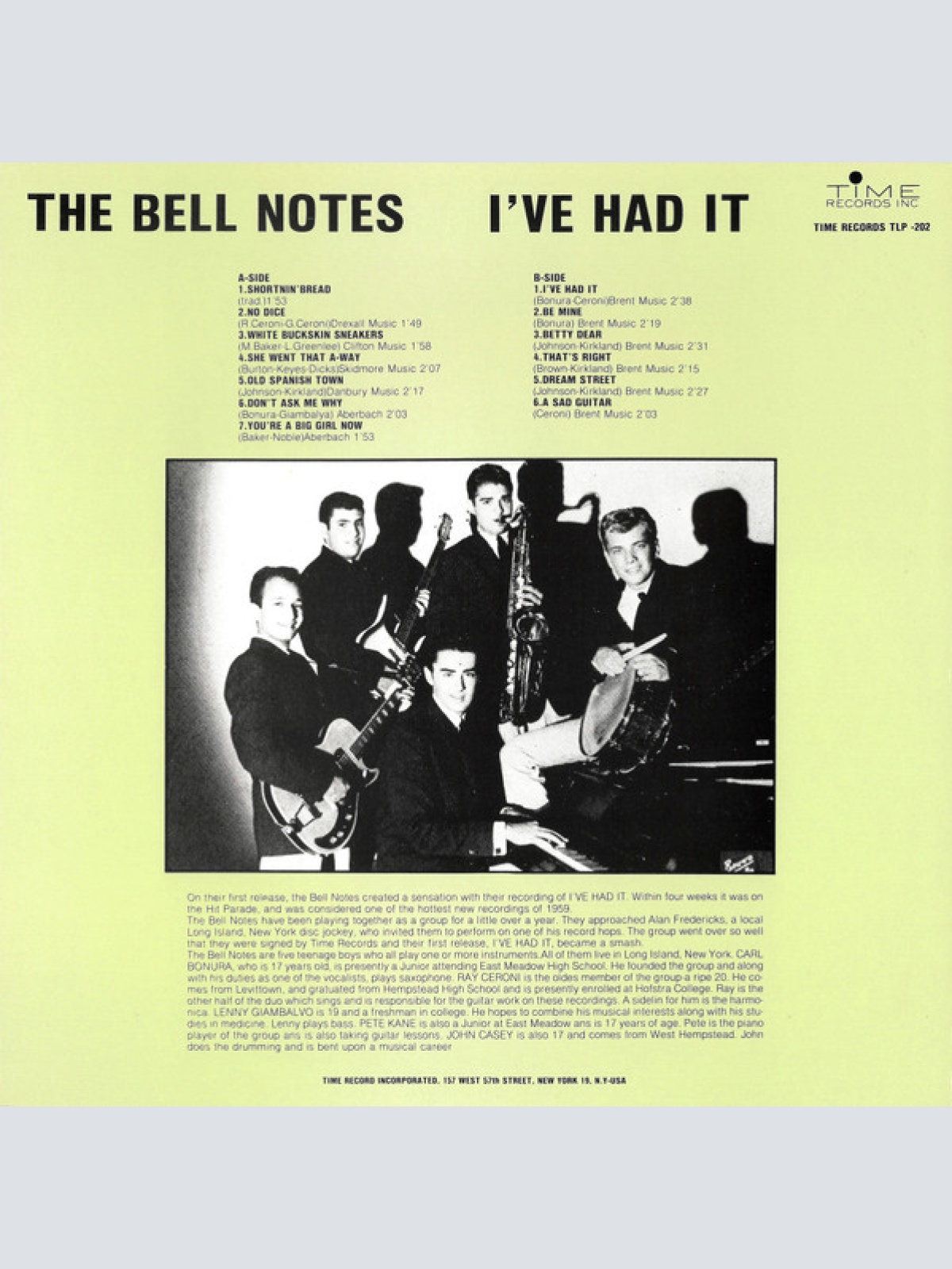 Vinyl / The Bell Notes - I've Had It