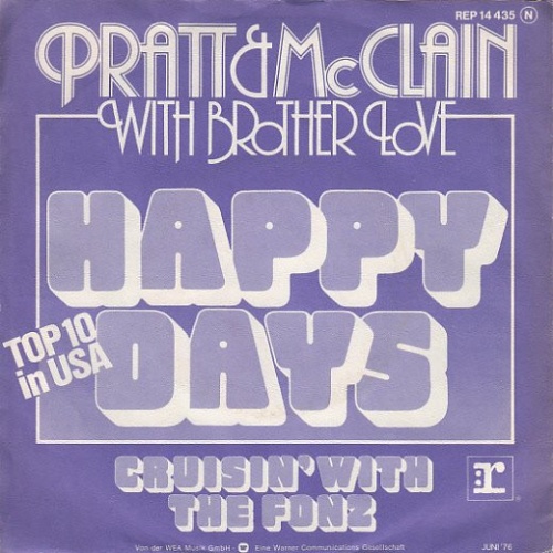 Vinyl / Pratt & McClain With Brother Love* - Happy Days