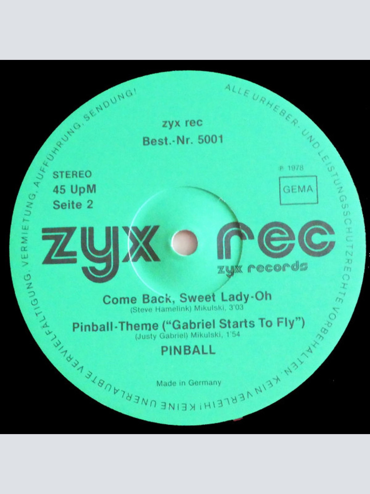 Vinyl / Pinball (2) - The Letter