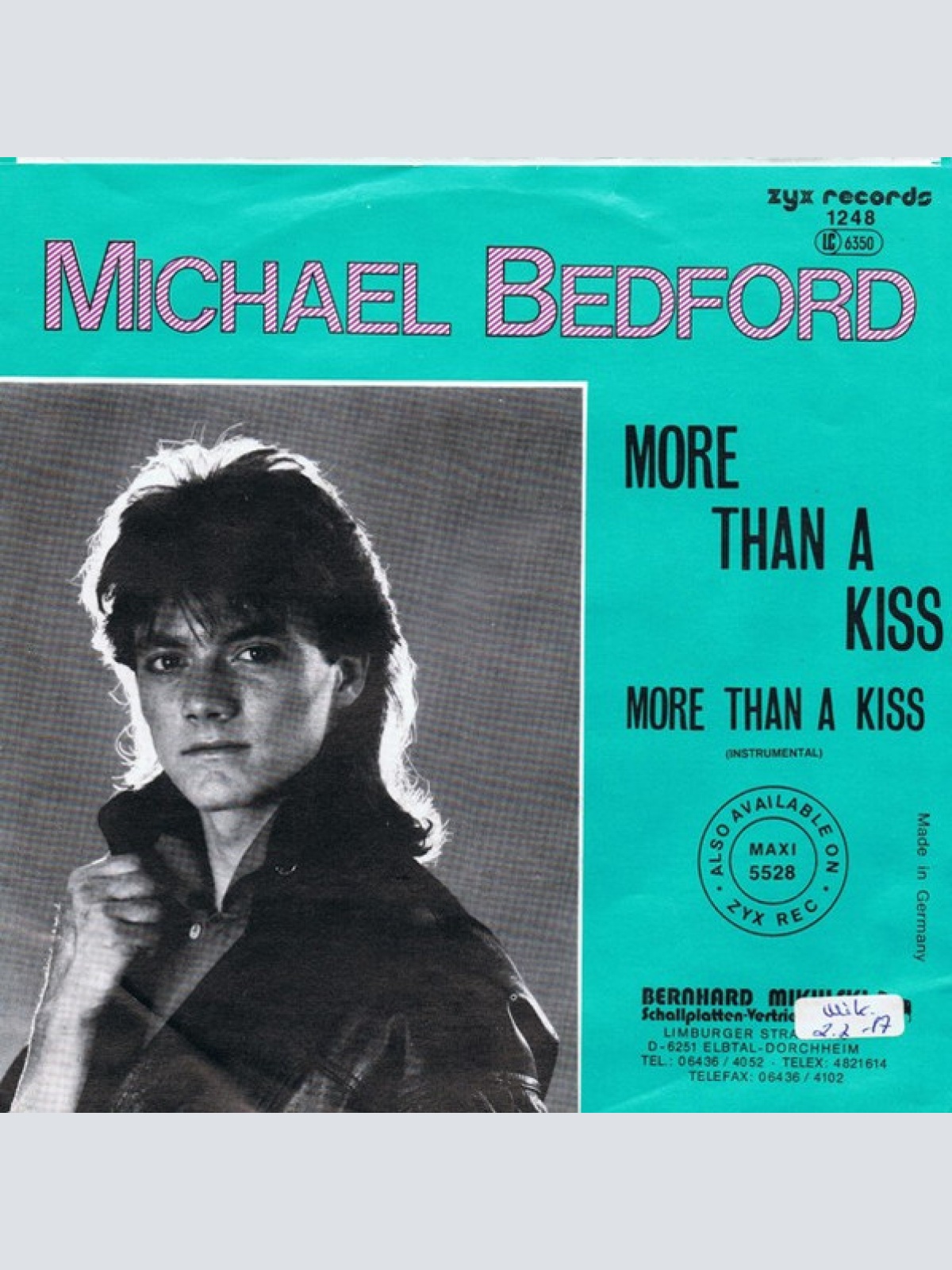 Vinyl / Michael Bedford - More Than A Kiss