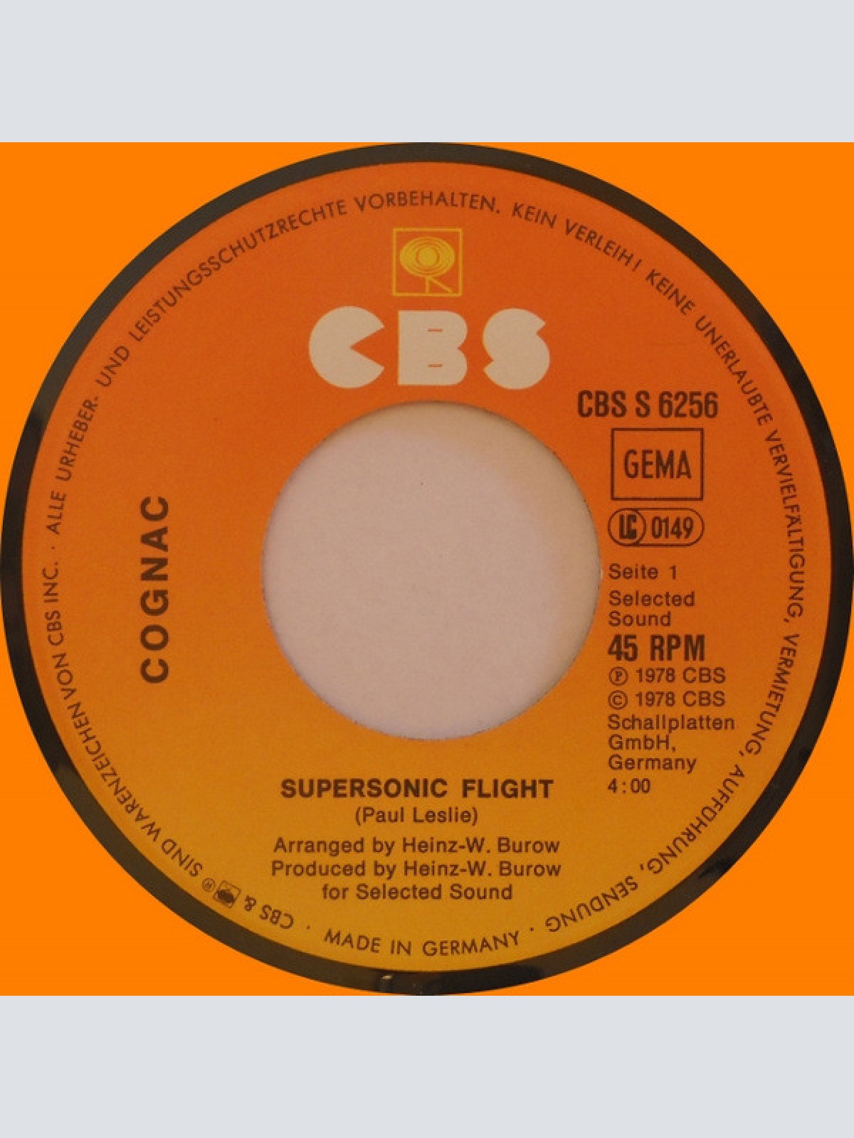 Vinyl / Cognac (5) - Supersonic Flight