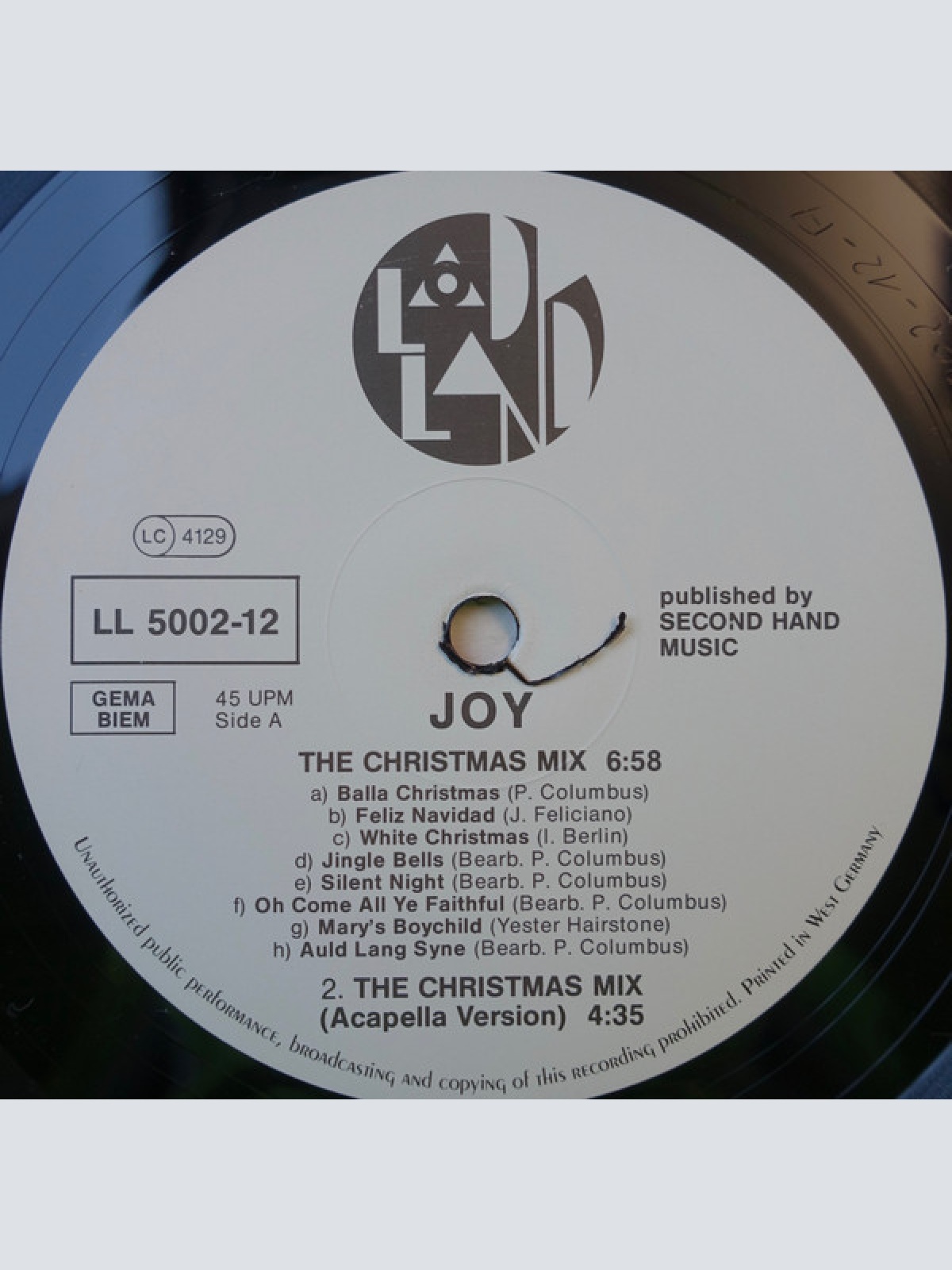 Vinyl / JOY (23) - The Christmas Mix