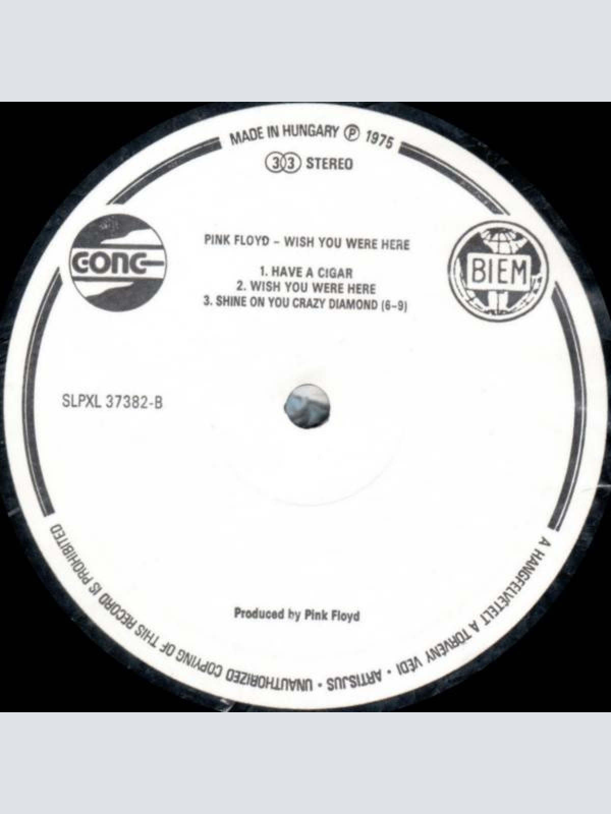 Vinyl / Pink Floyd - Wish You Were Here