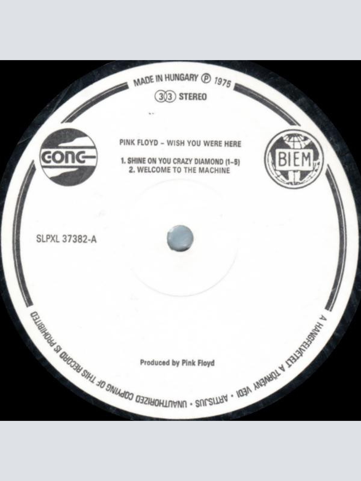 Vinyl / Pink Floyd - Wish You Were Here