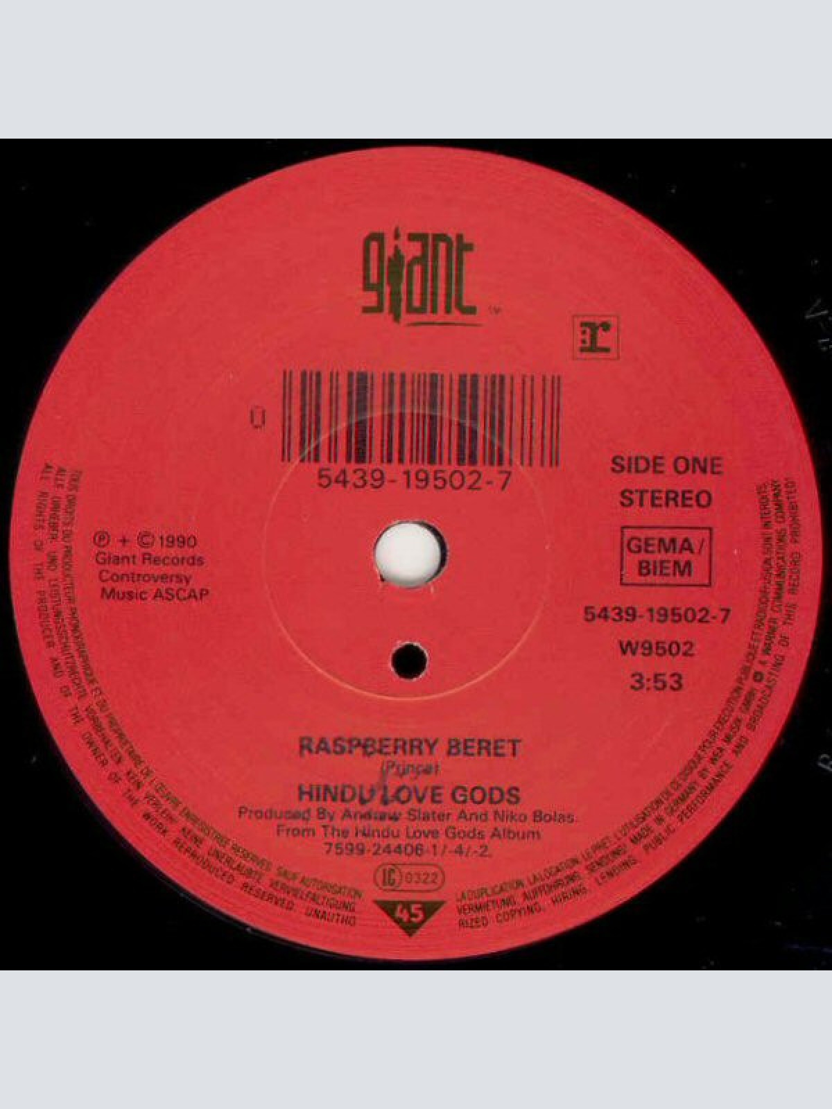 Vinyl / Hindu Love Gods - Raspberry Beret