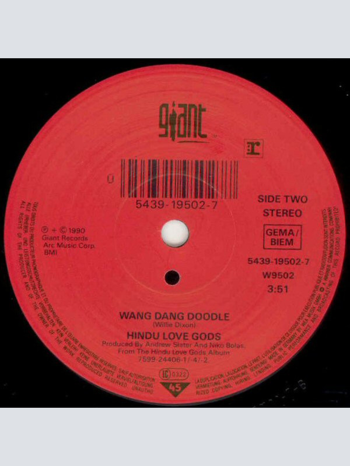 Vinyl / Hindu Love Gods - Raspberry Beret