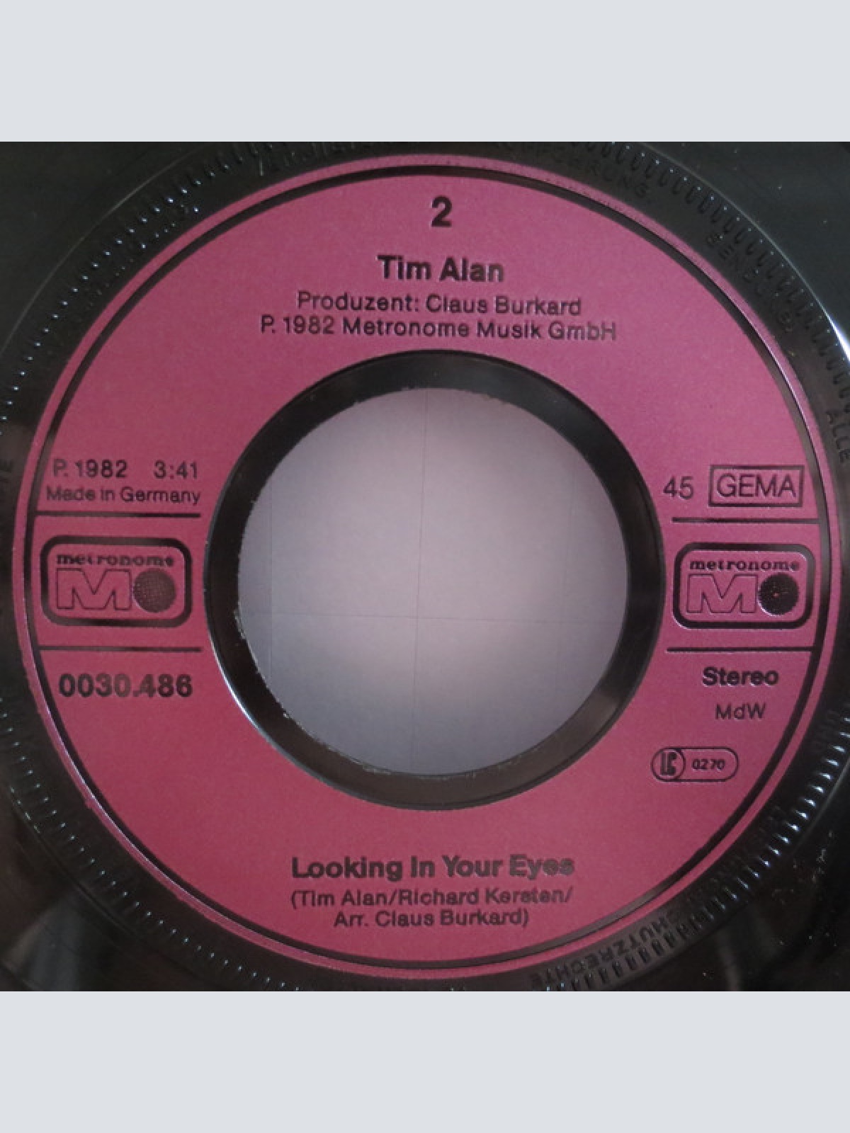 Vinyl / Tim Alan - Business Is Business