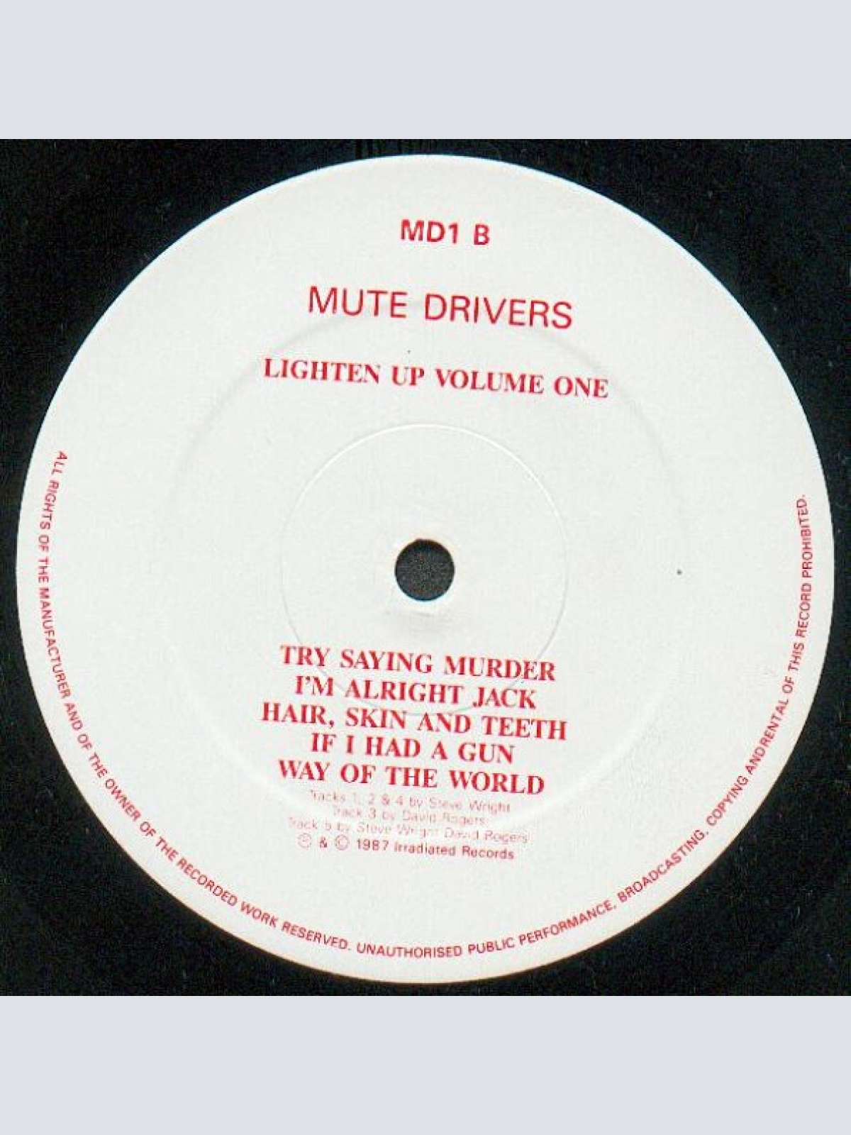 Vinyl / Mute Drivers - Lighten Up Volume One