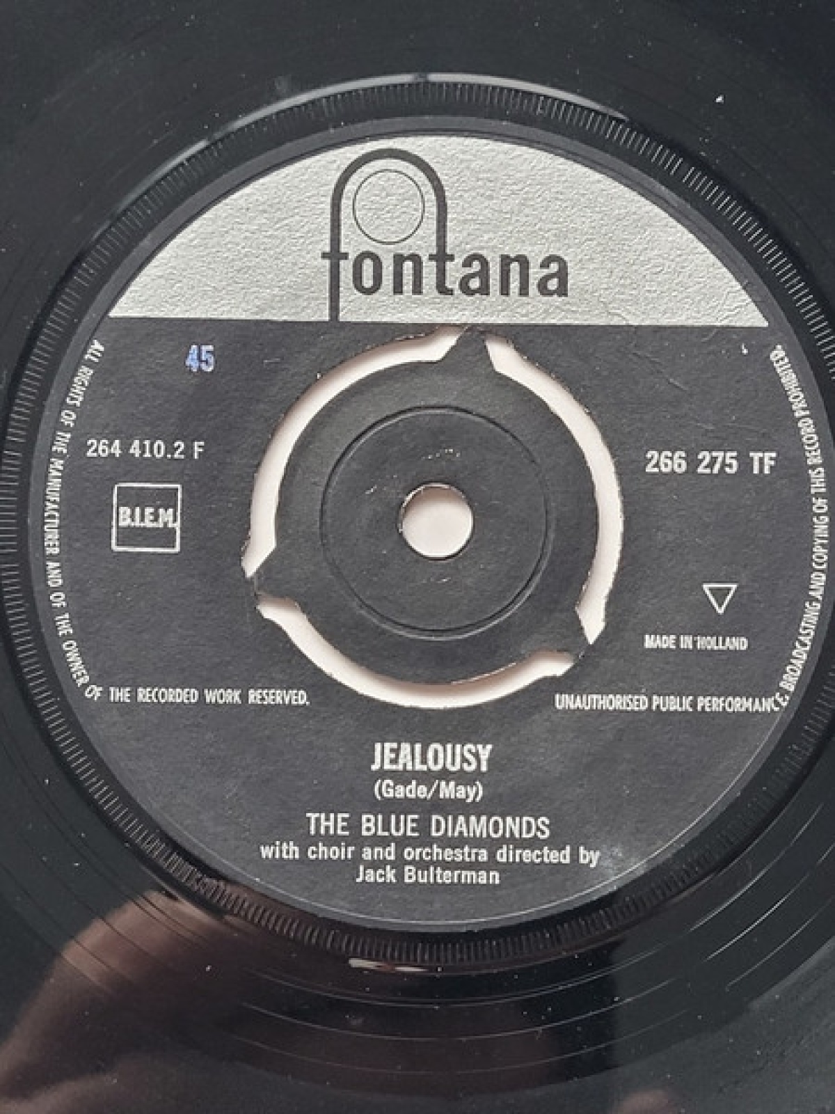 Vinyl / The Blue Diamonds - Little Ship / Jealousy