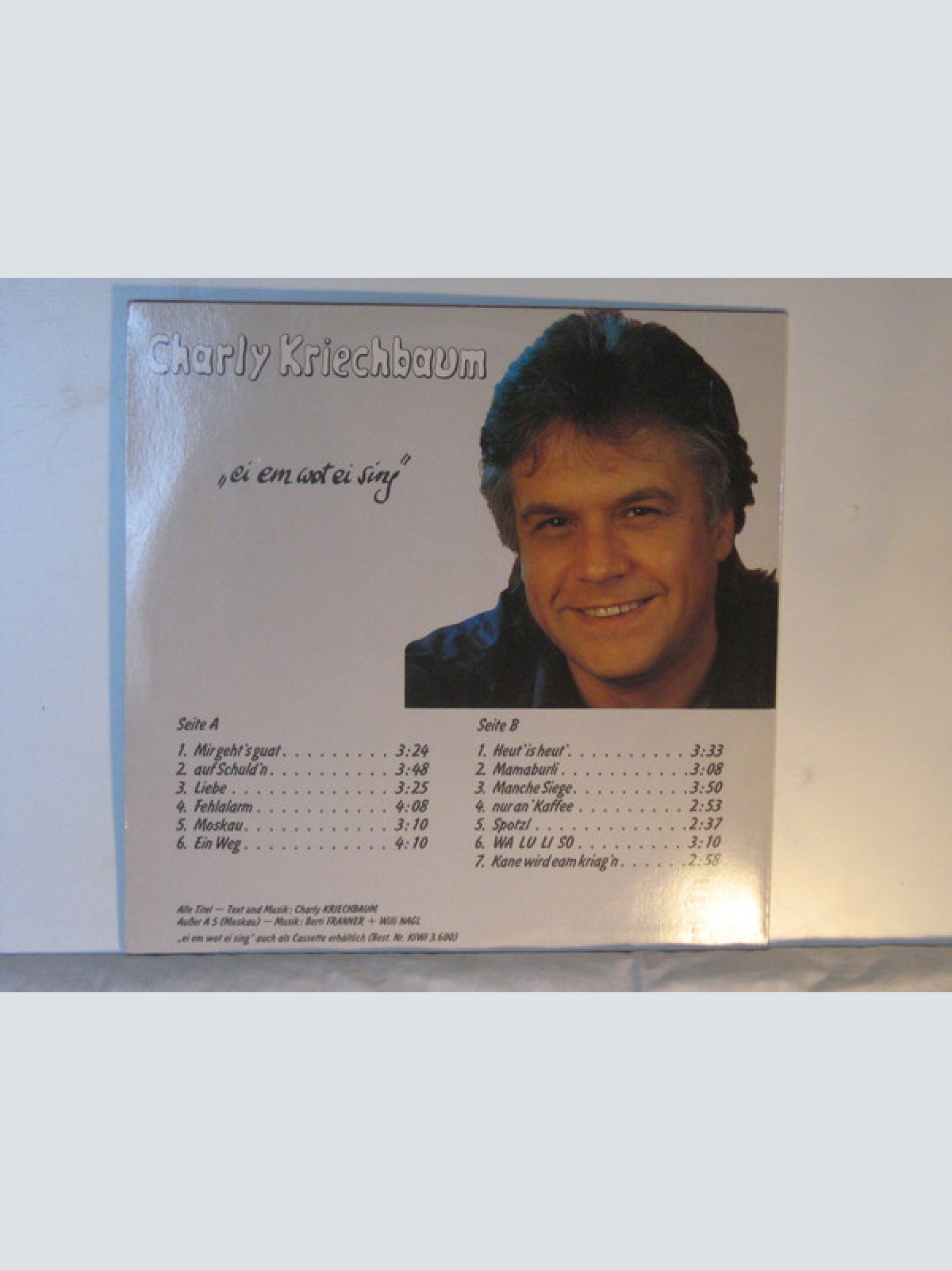 Vinyl / Charly Kriechbaum - Ei Em Wot Ei Sing