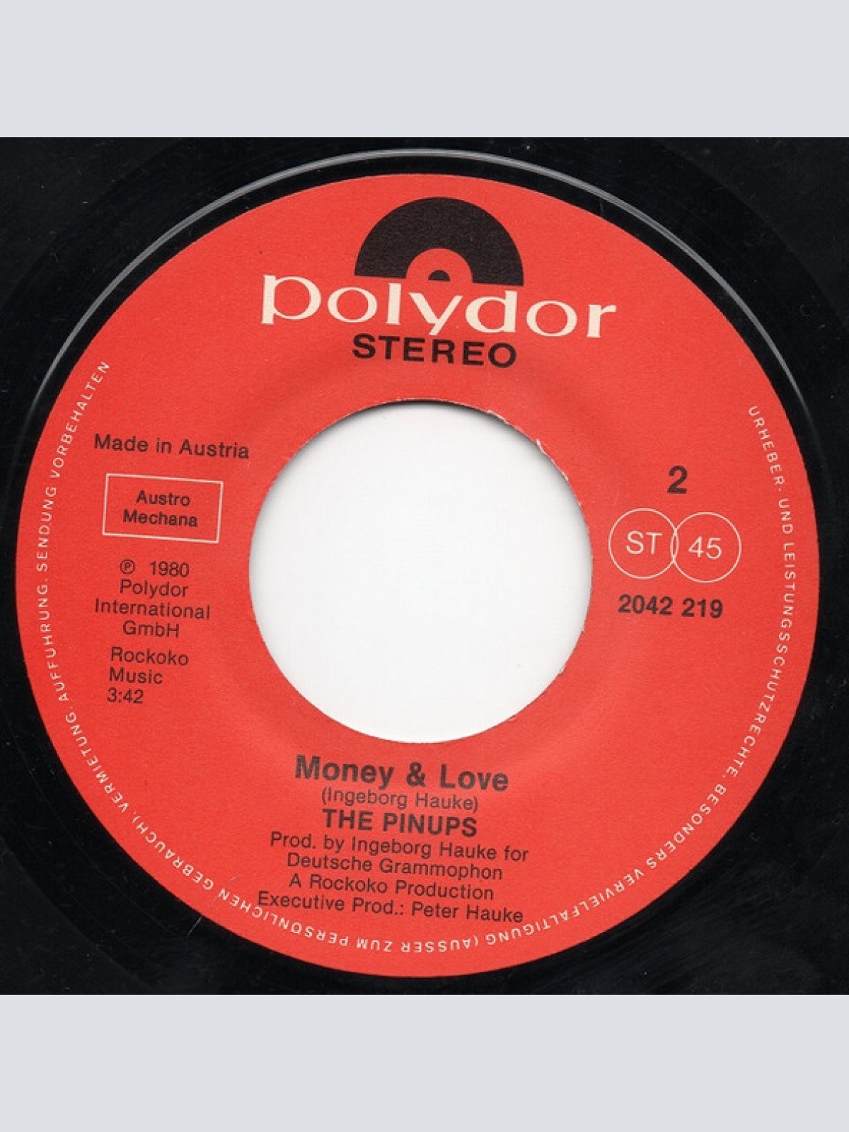 Vinyl / The Pinups - New Wave Lover