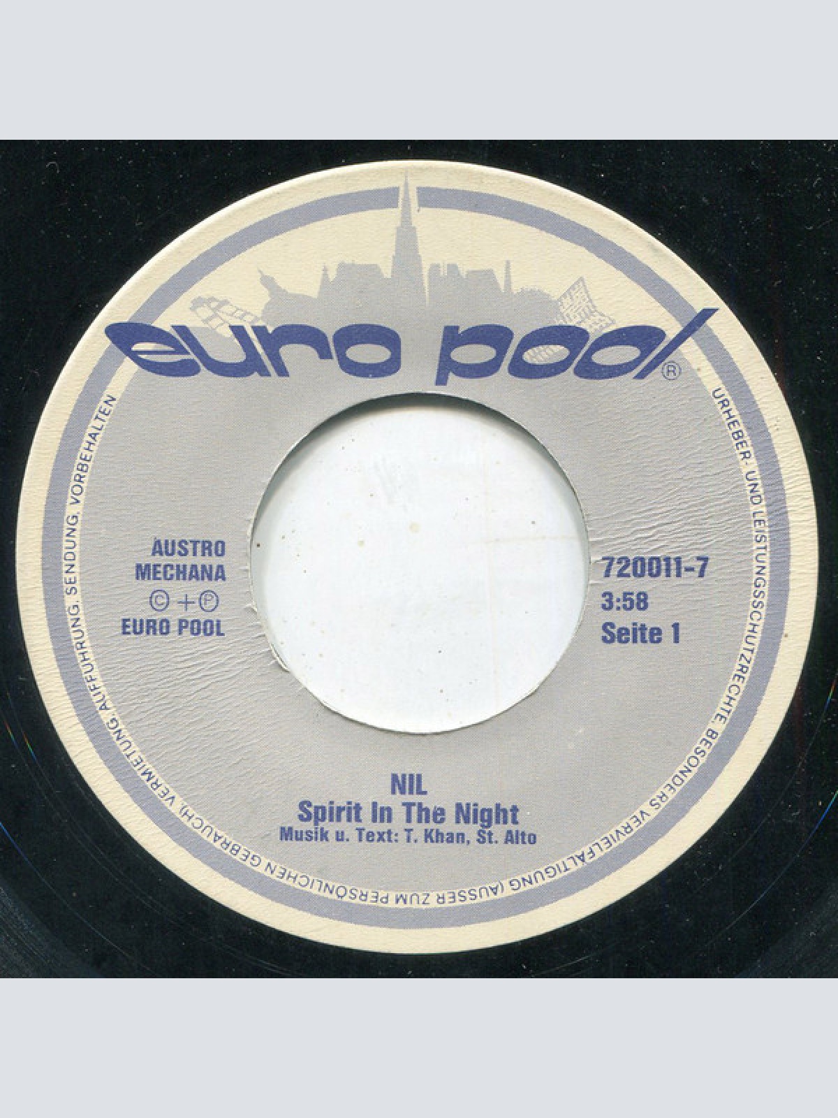 Vinyl / Nil (25) - Spirit In The Night