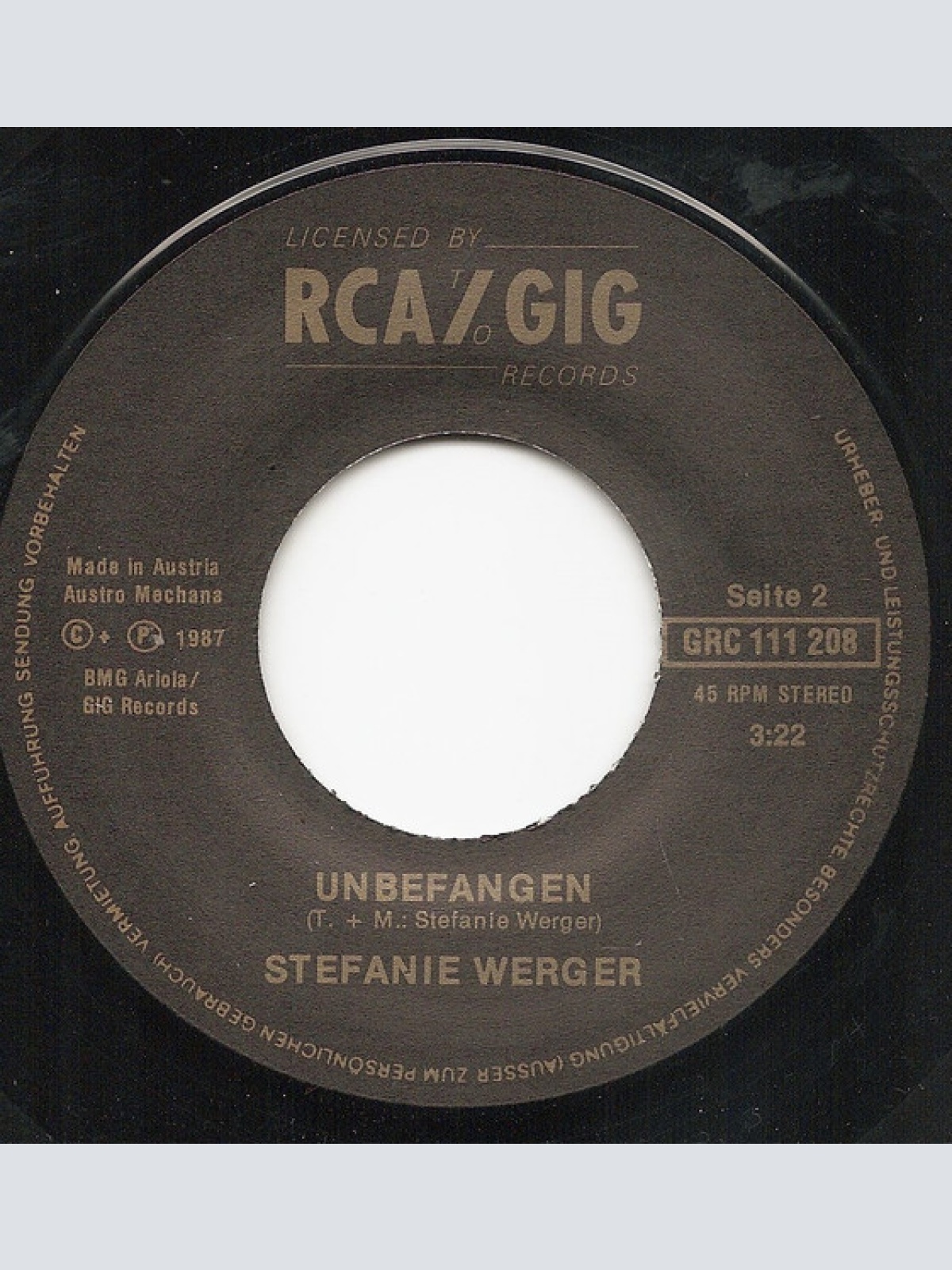 Vinyl / Stefanie Werger - Krähenfüße